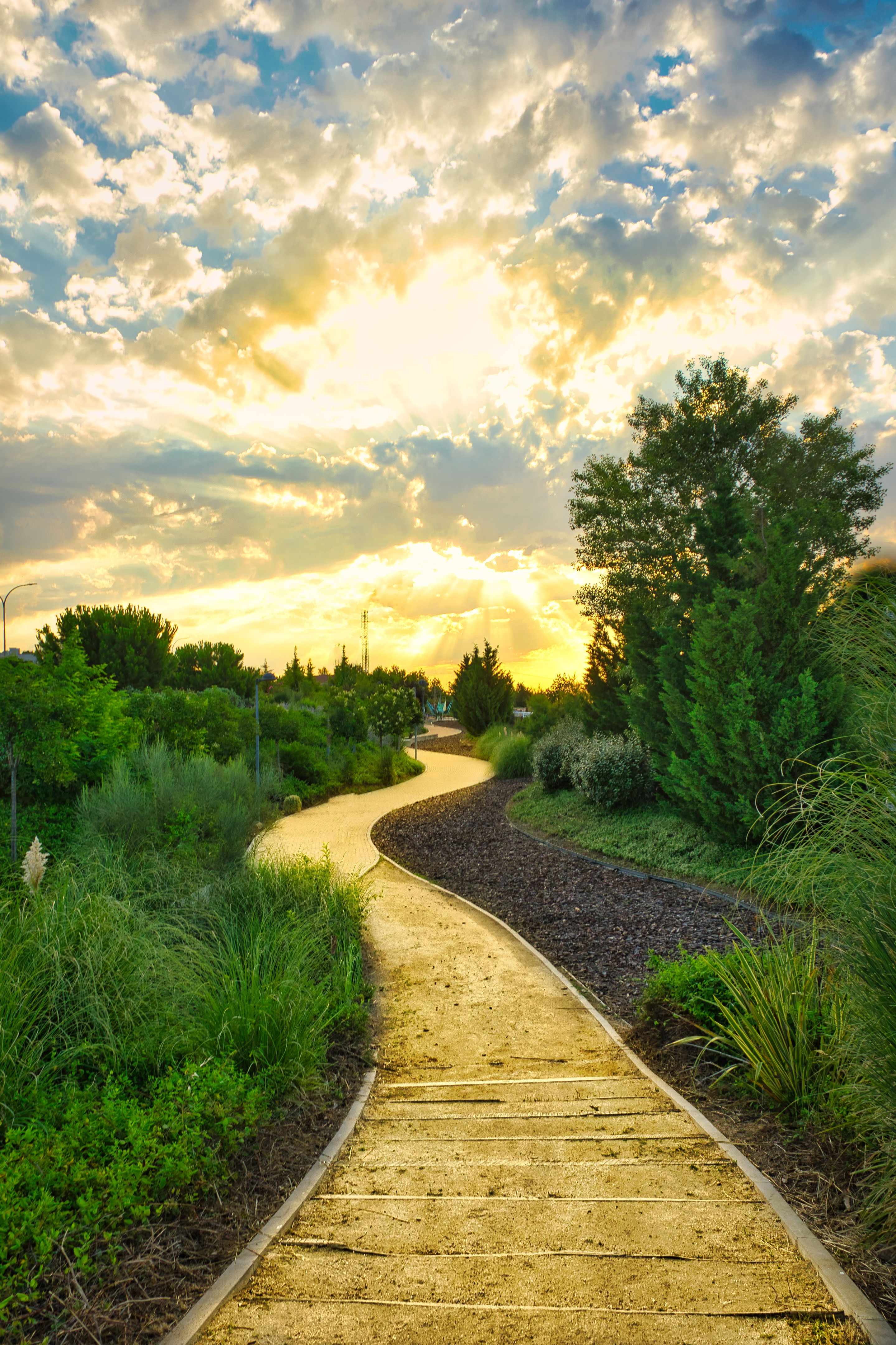scenic walking trail
