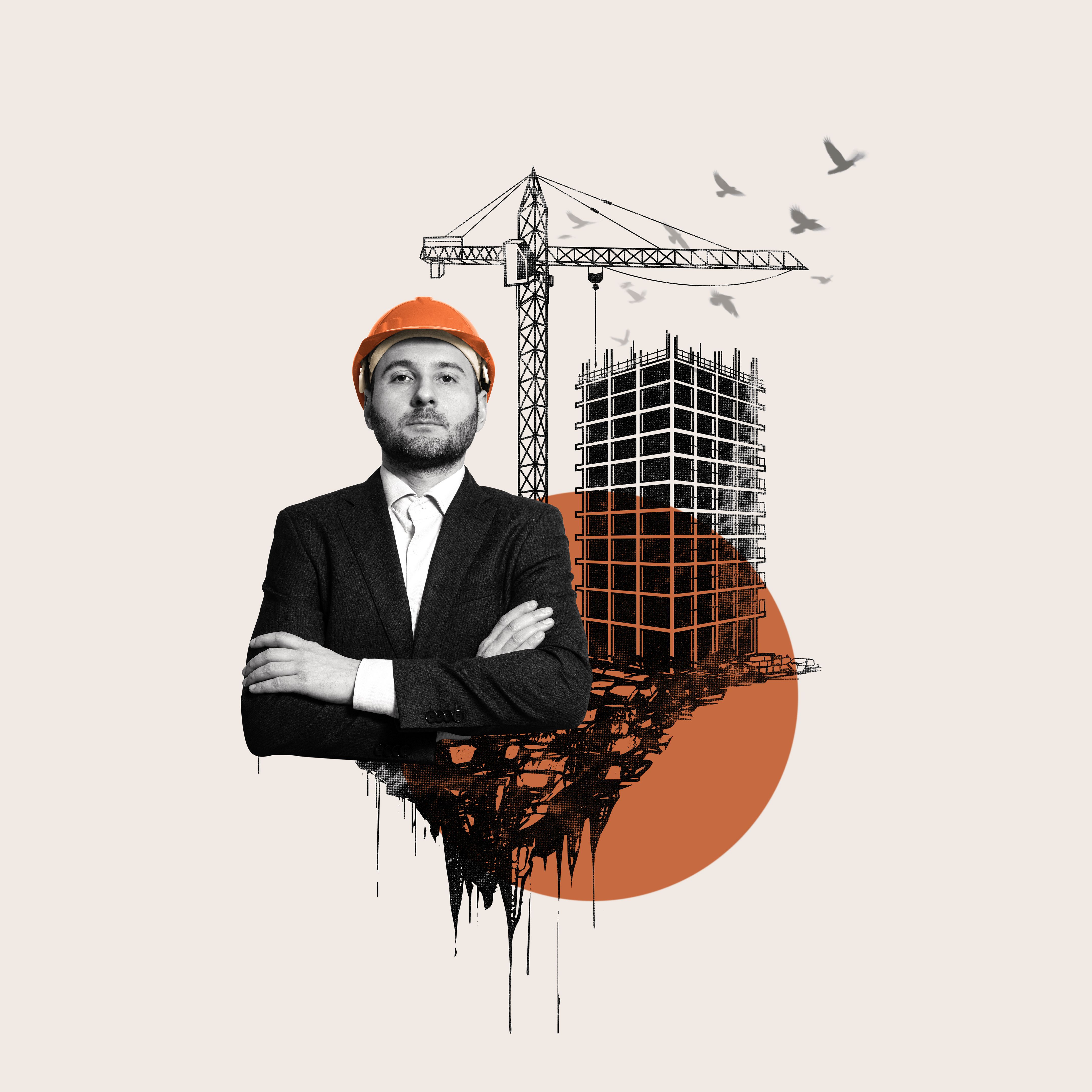 Construction and architecture. Concept.