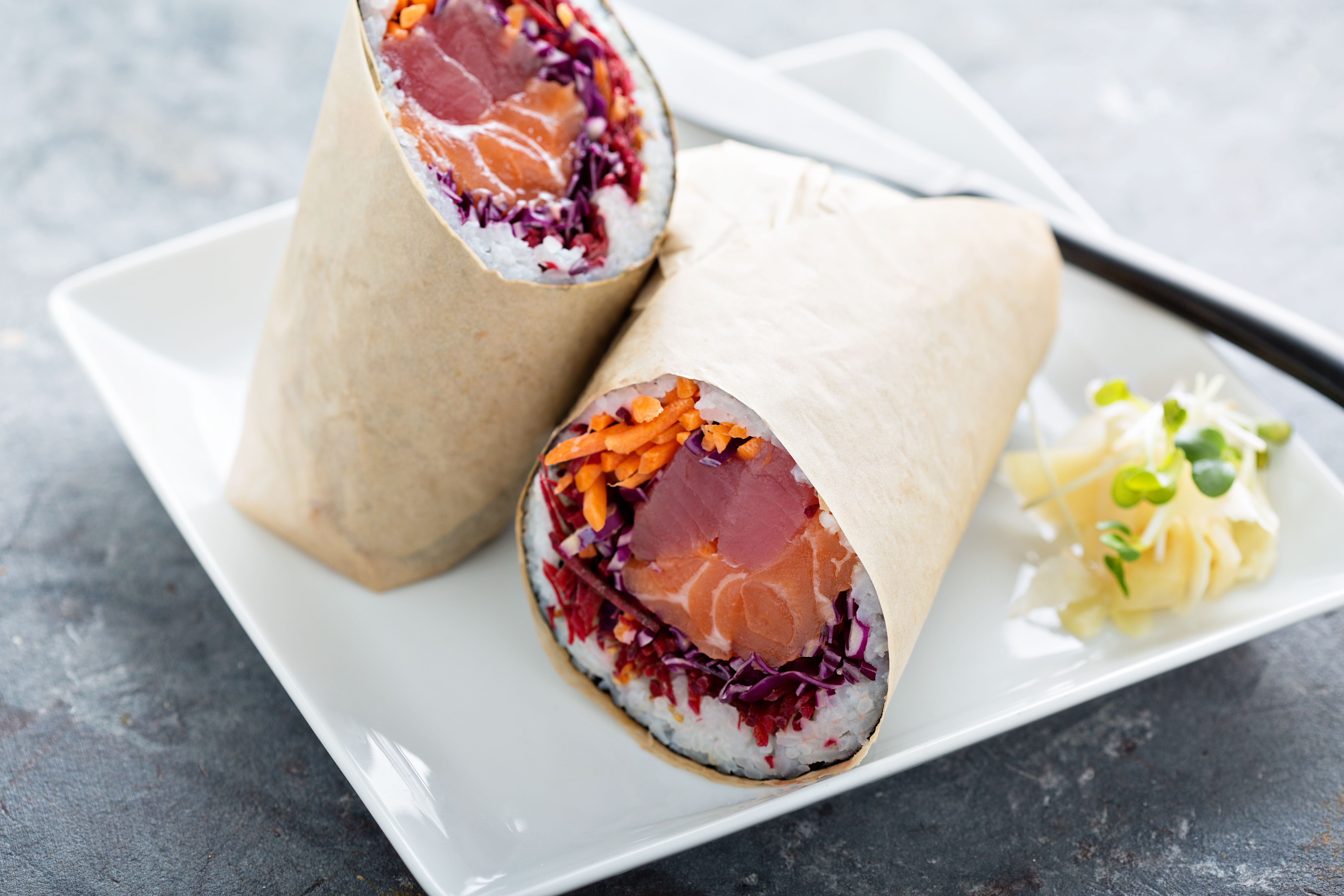 Sushi burrito or wrap Sushi burrito or wrap