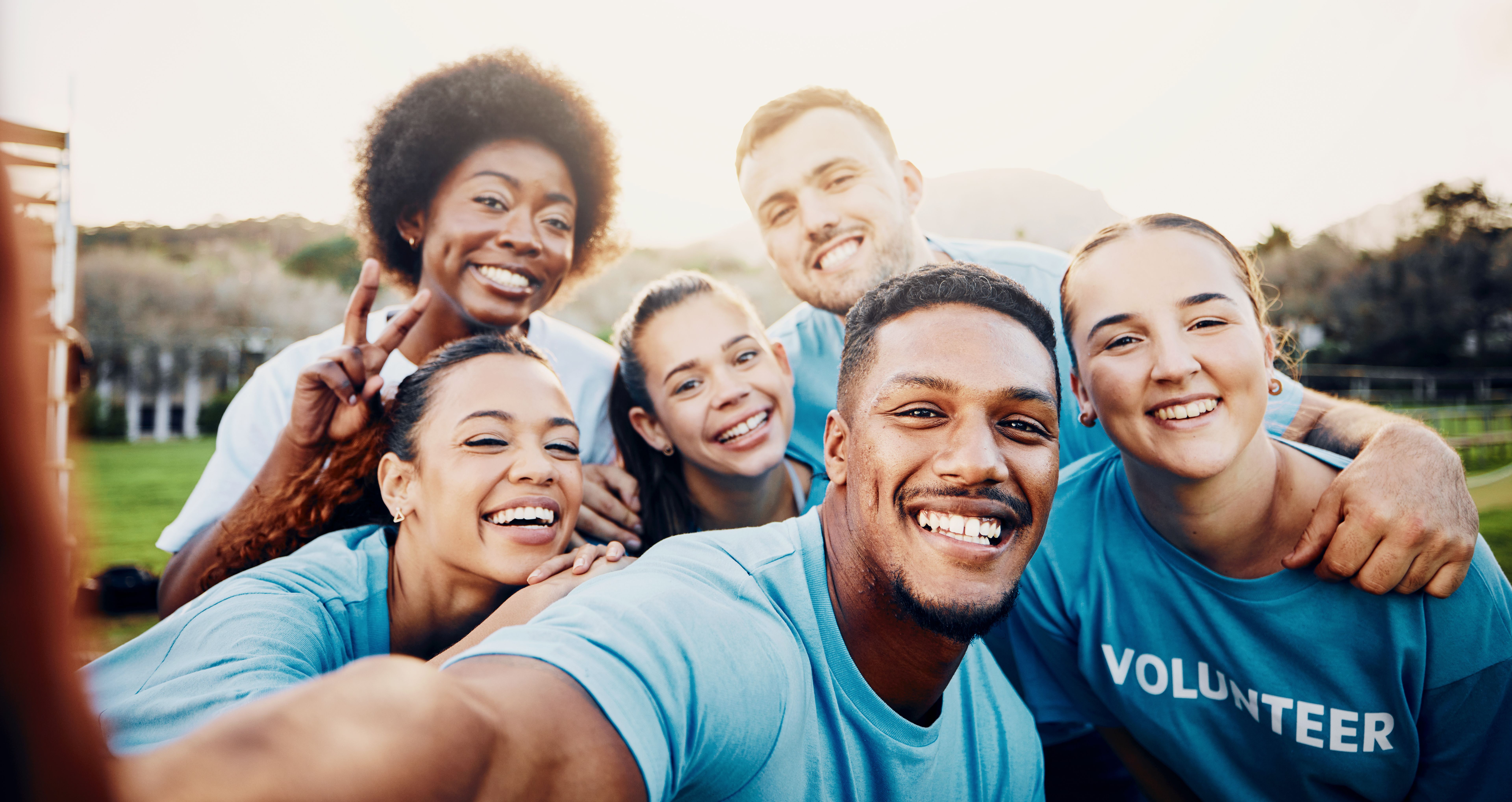 volunteer smile