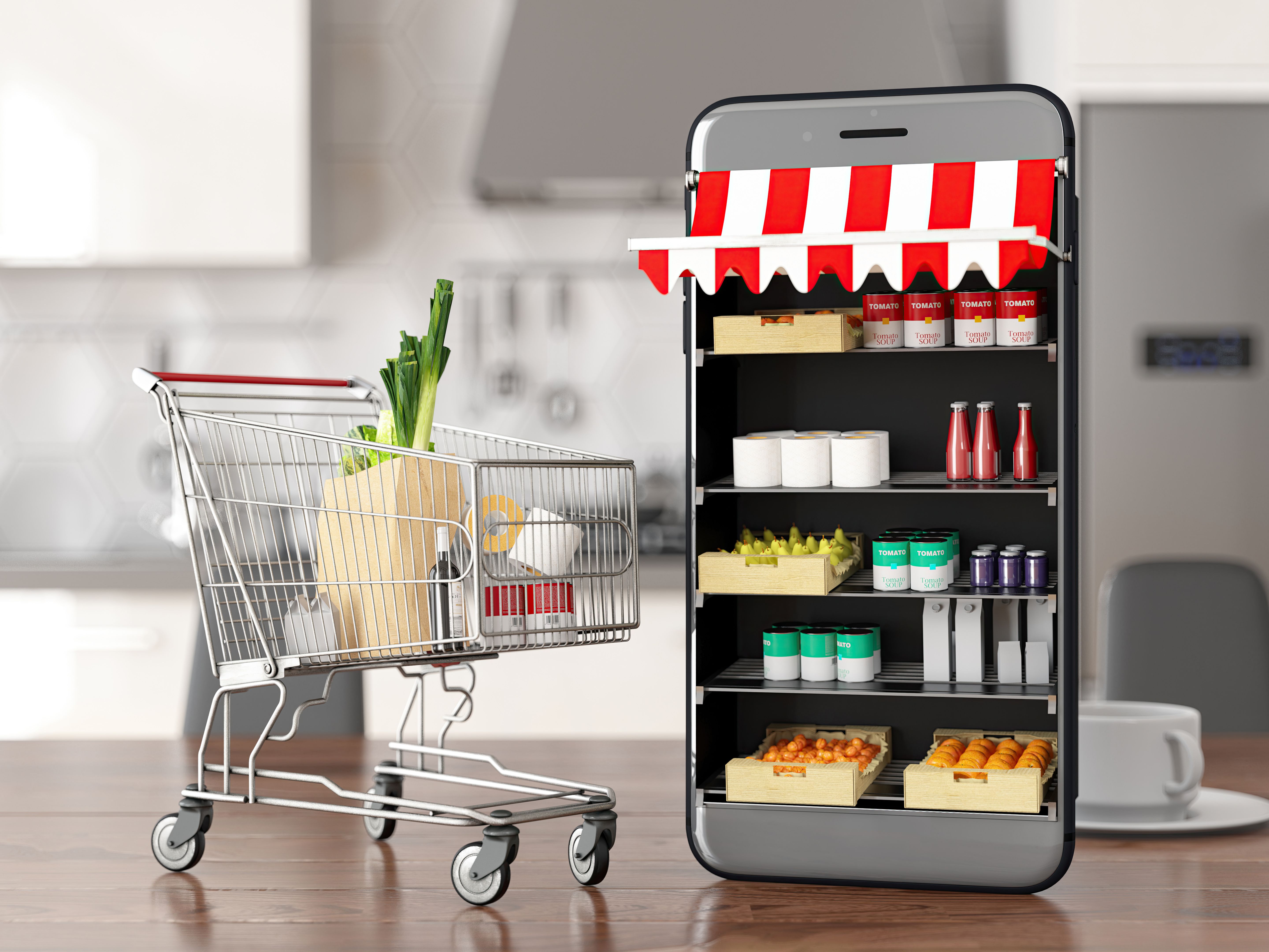 online grocery shopping