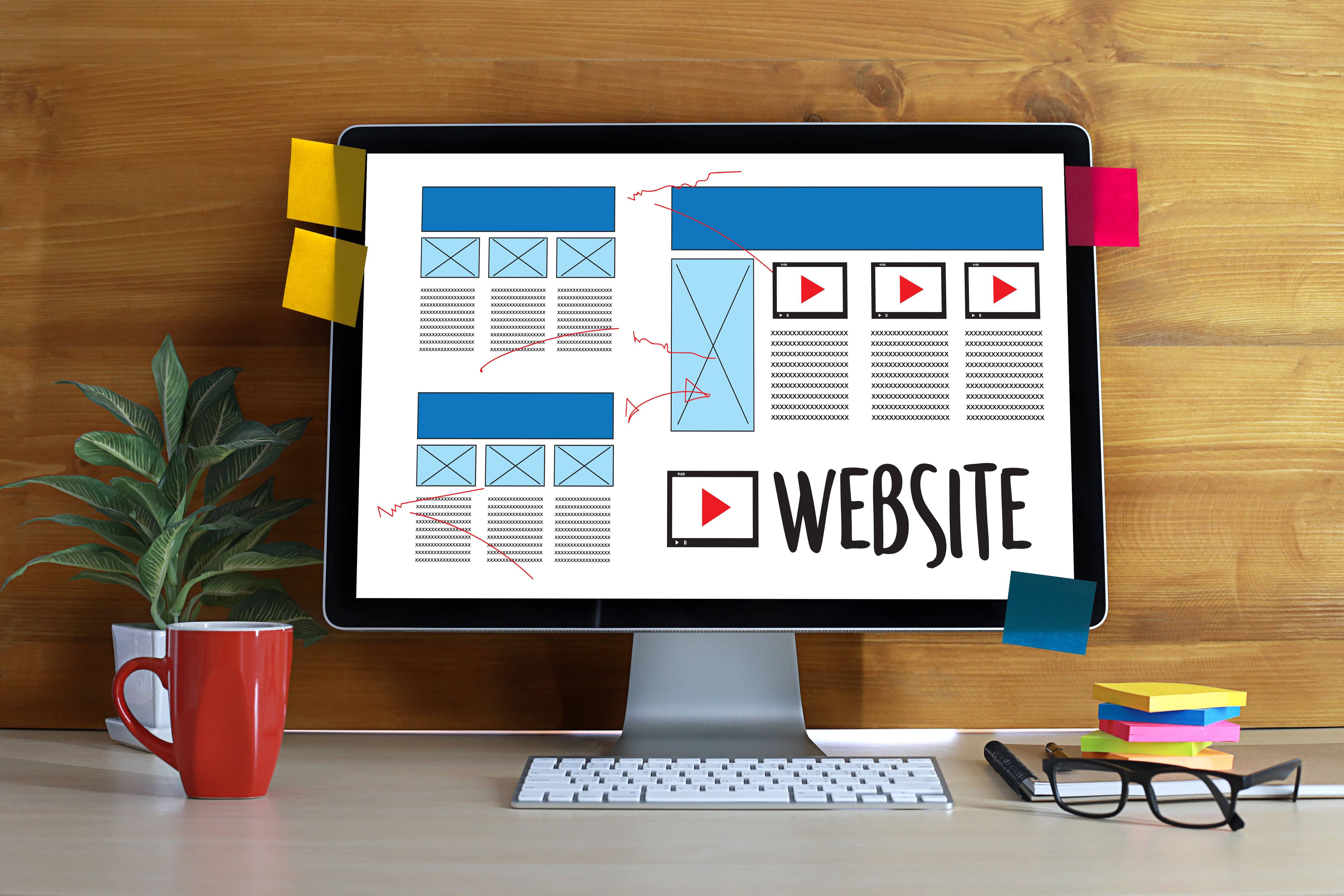 webpage layout