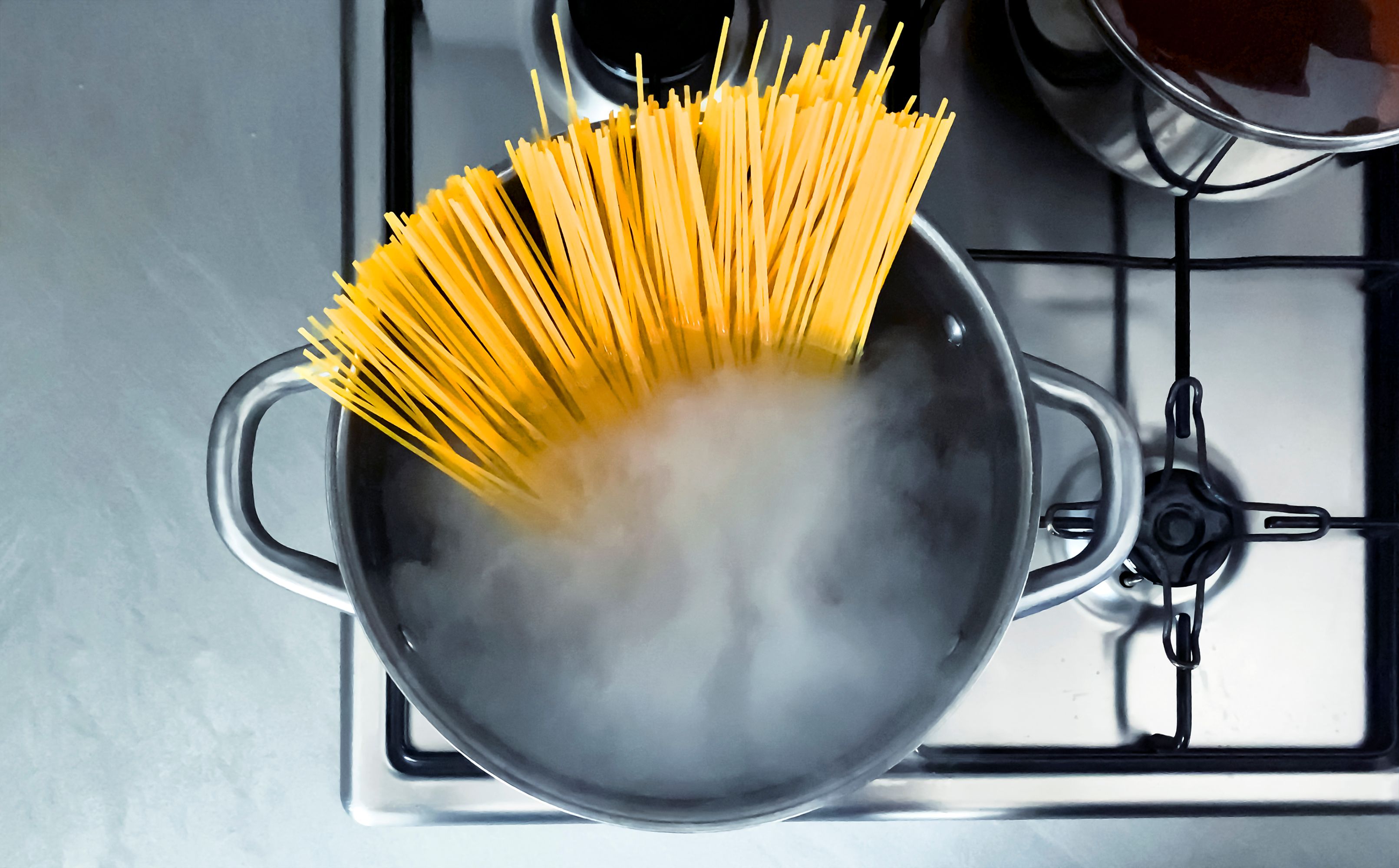 stainless steel pasta