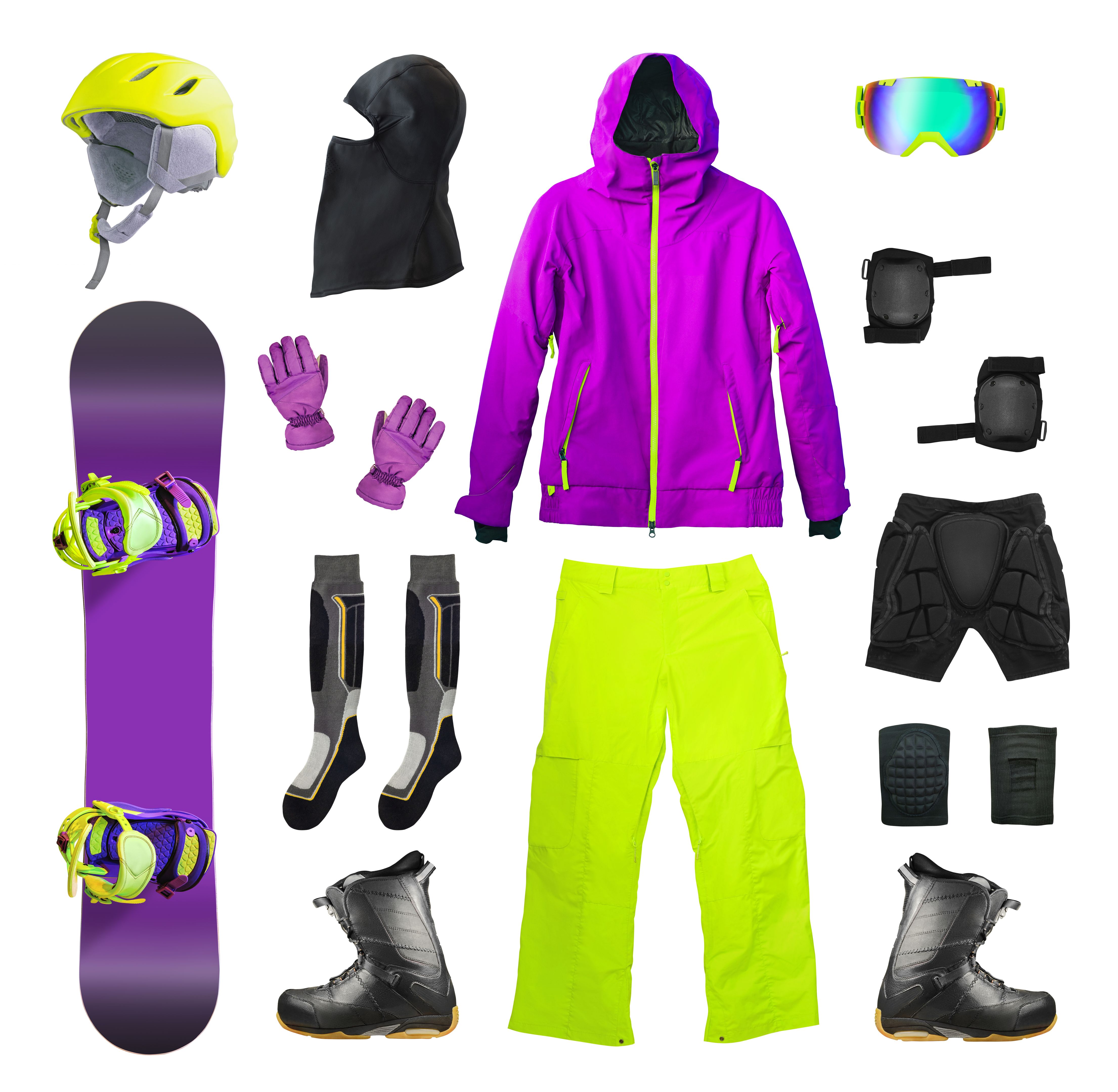 snowboarding gear