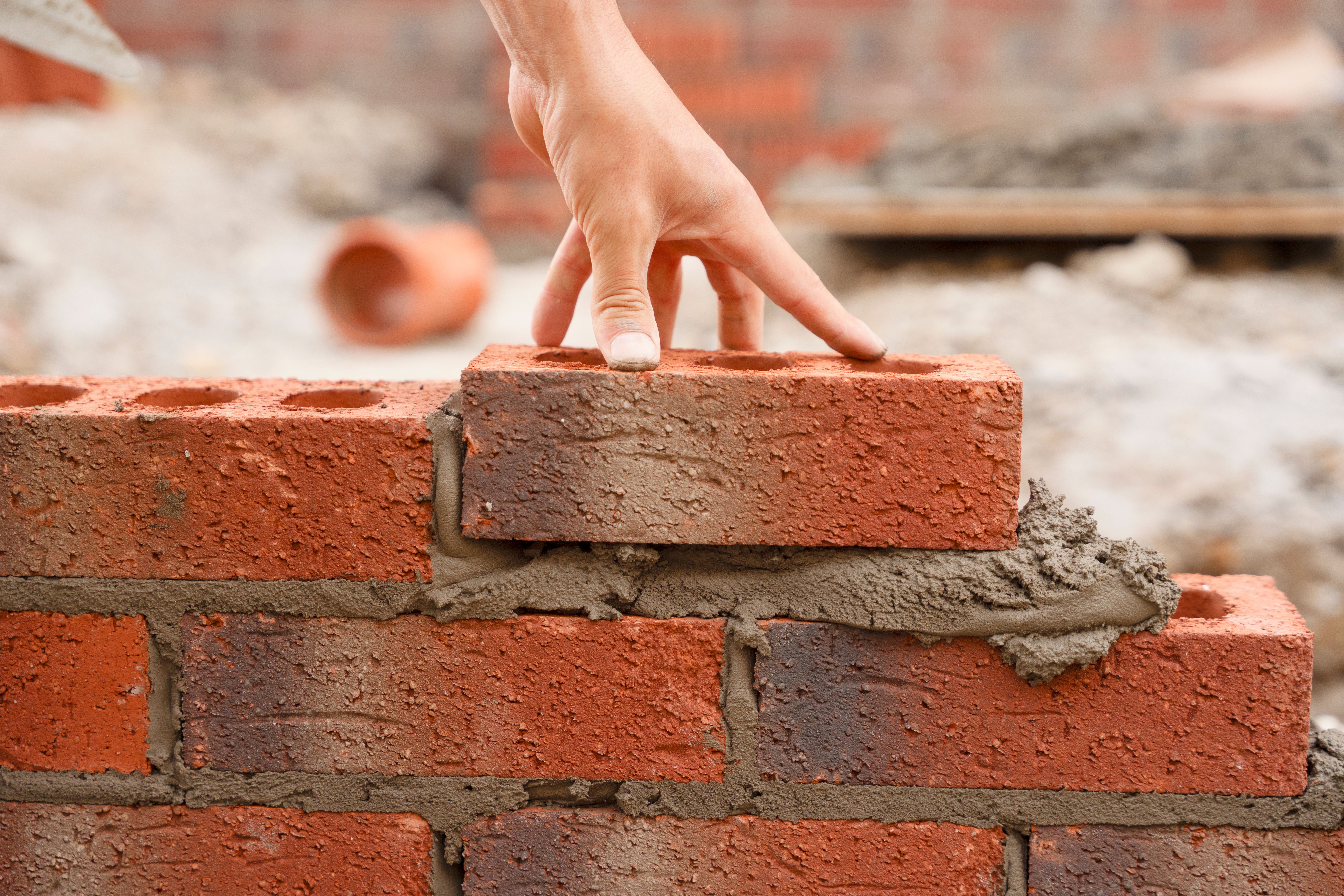 brick wall construction