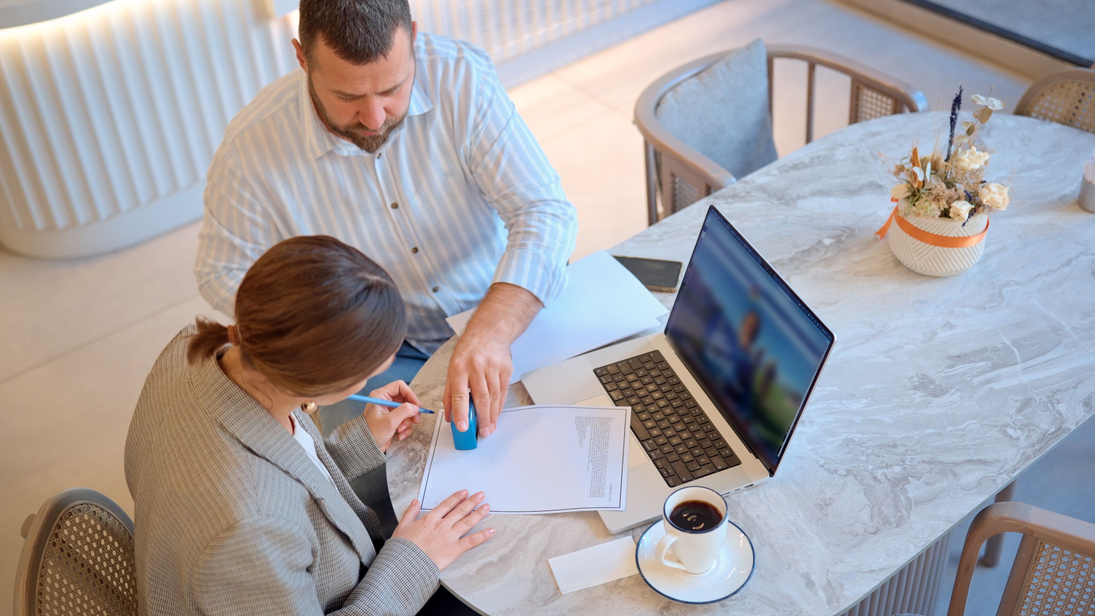 vending contract signing