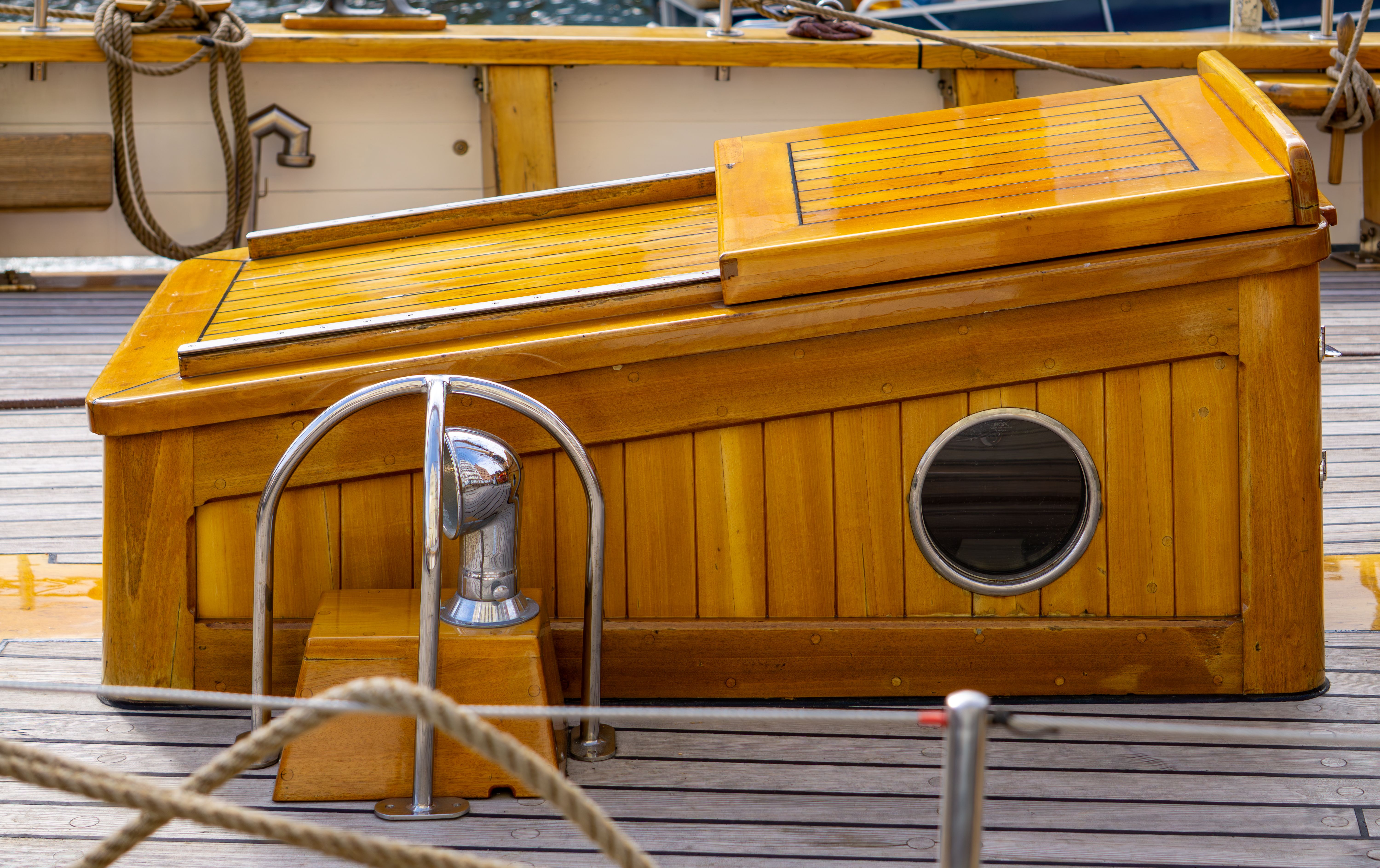 wood polish yacht