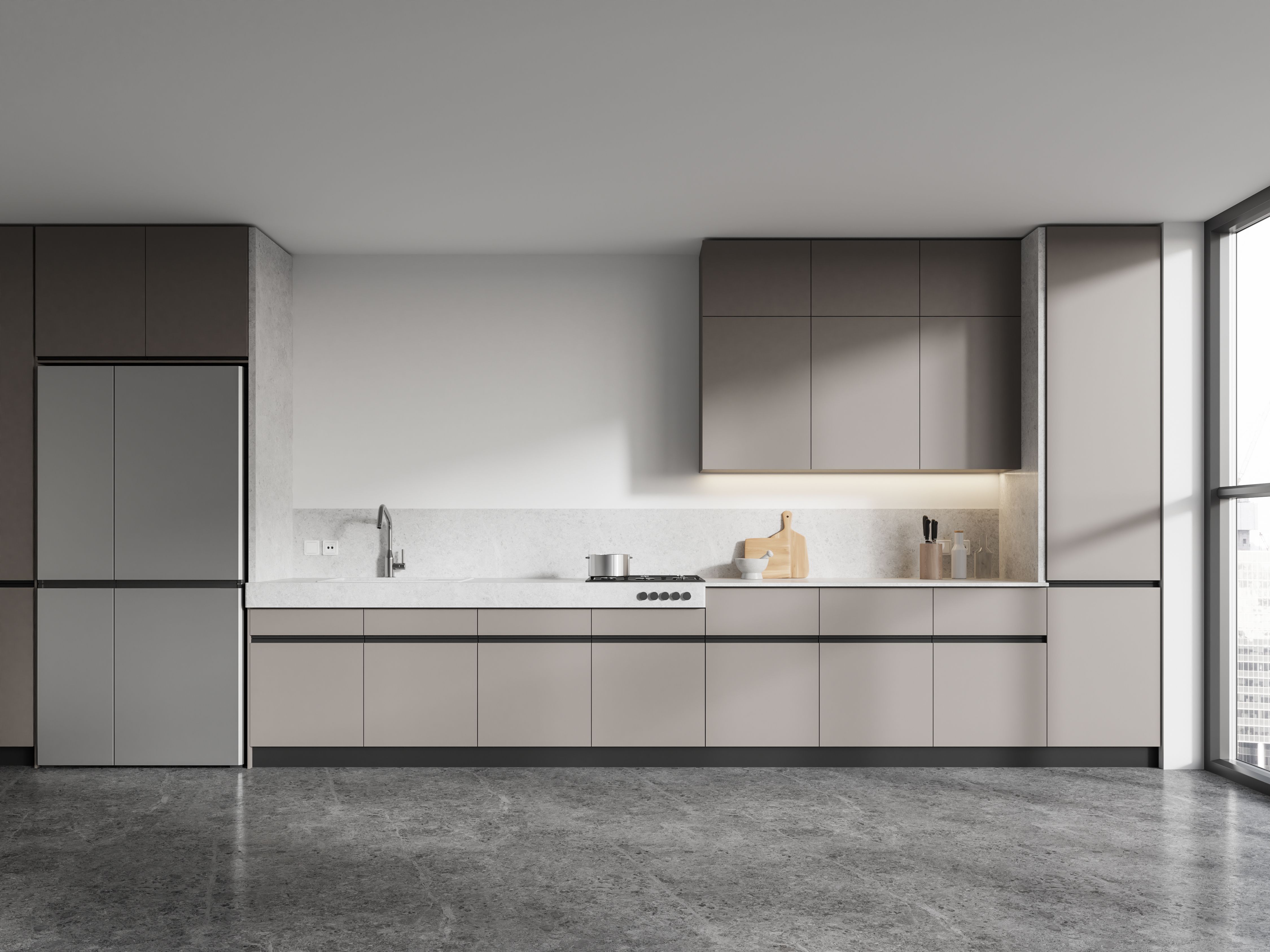 modern kitchen cabinet
