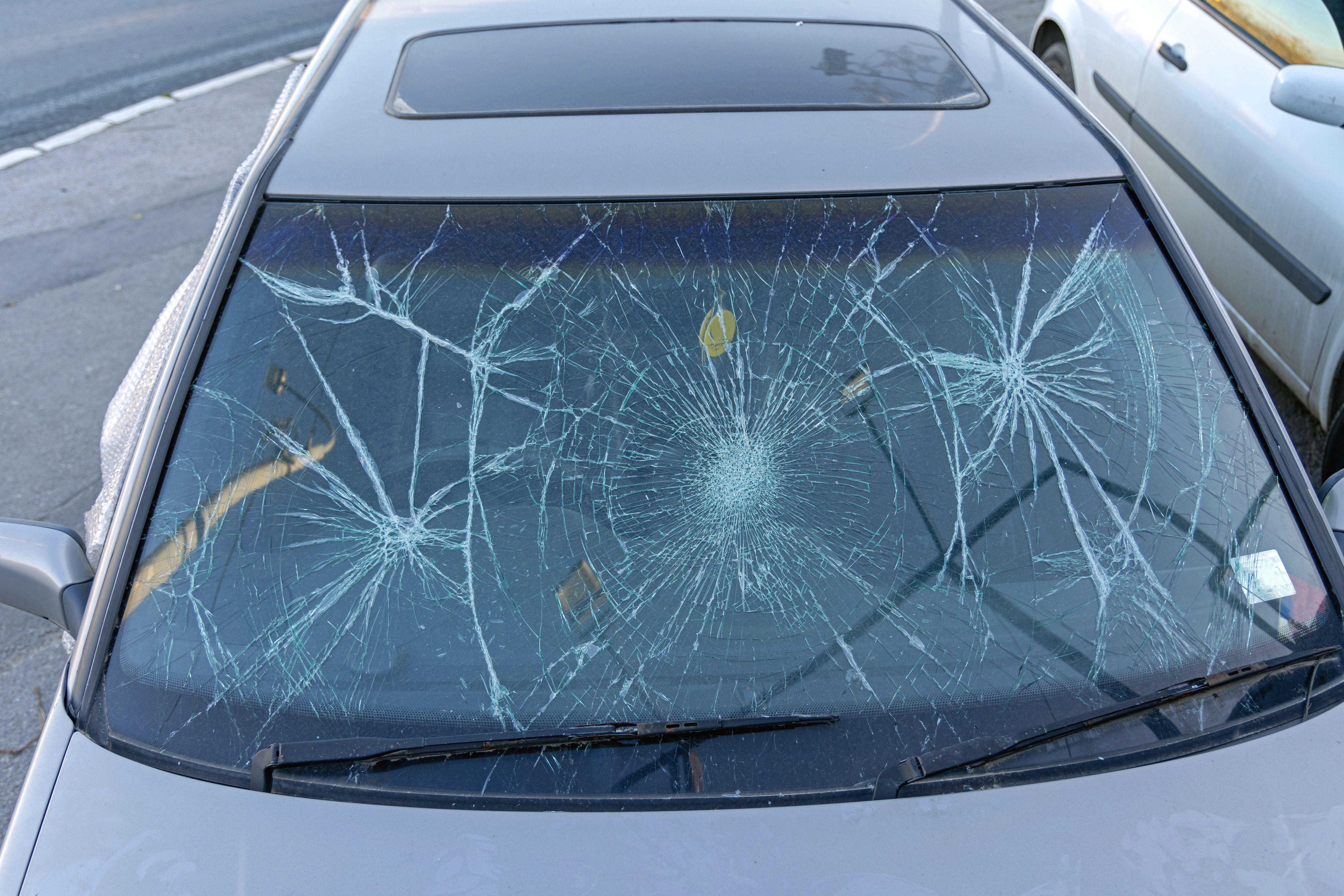 windshield damage