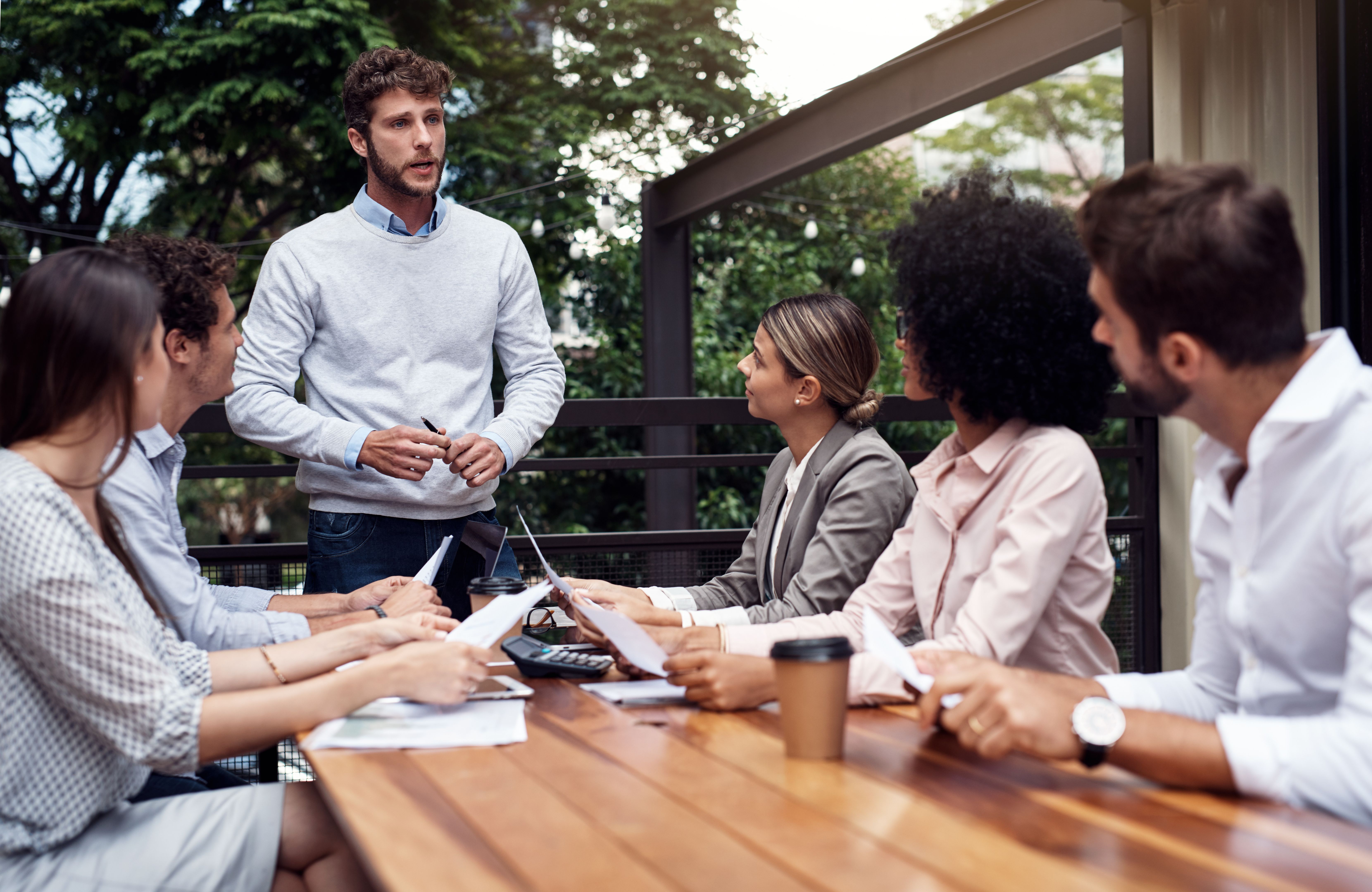 business meeting sustainability