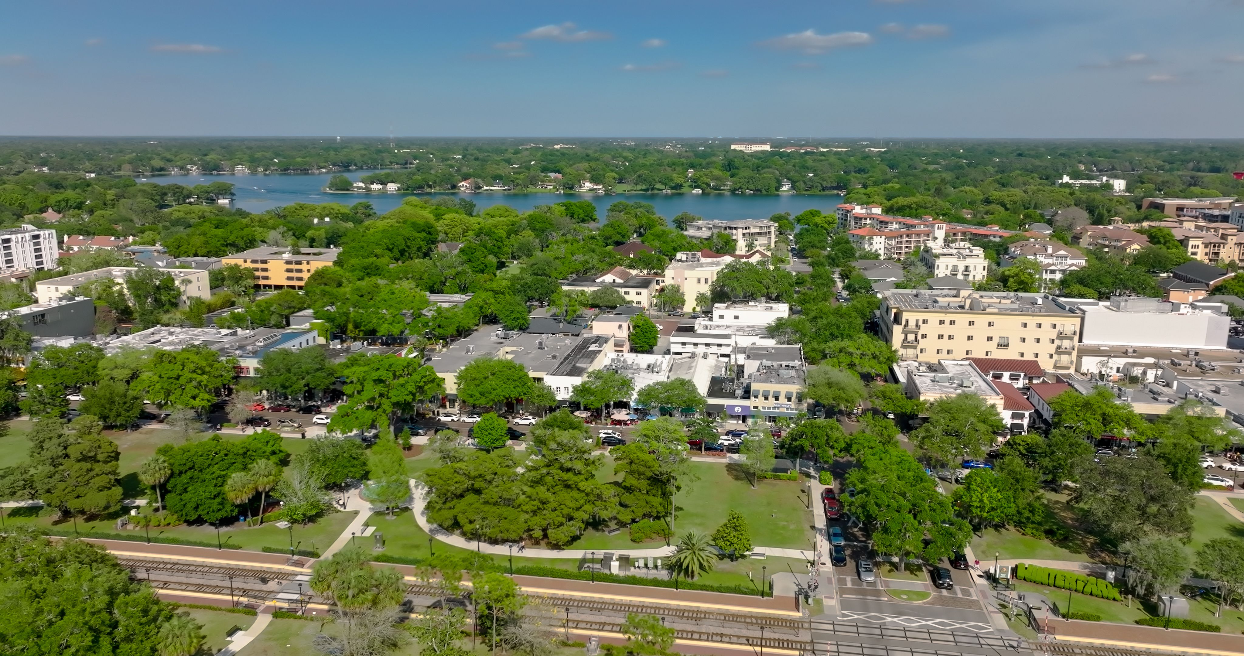 Aerial Shot of Winter Park, FL Aerial Shot of Winter Park, FL