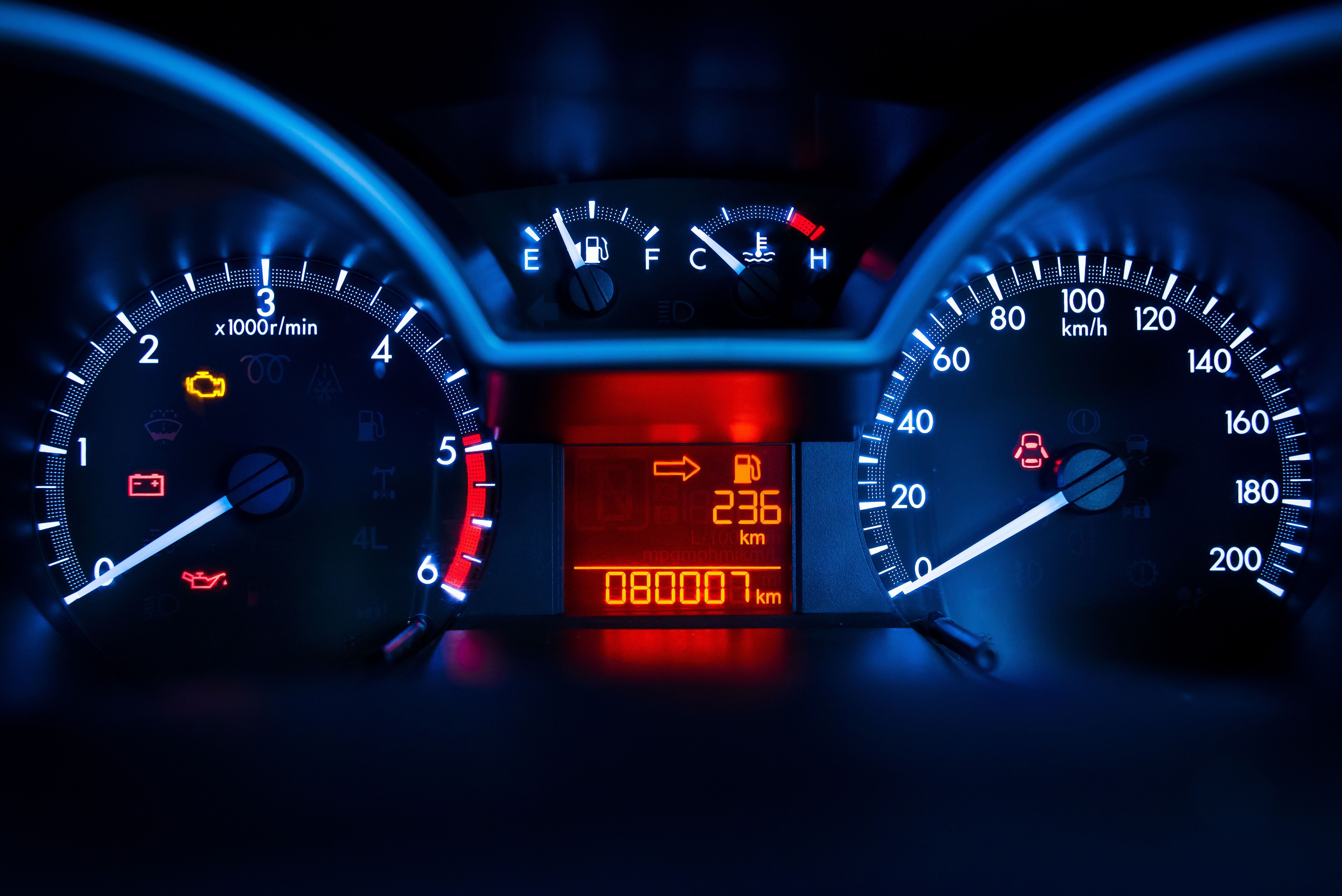 car dashboard