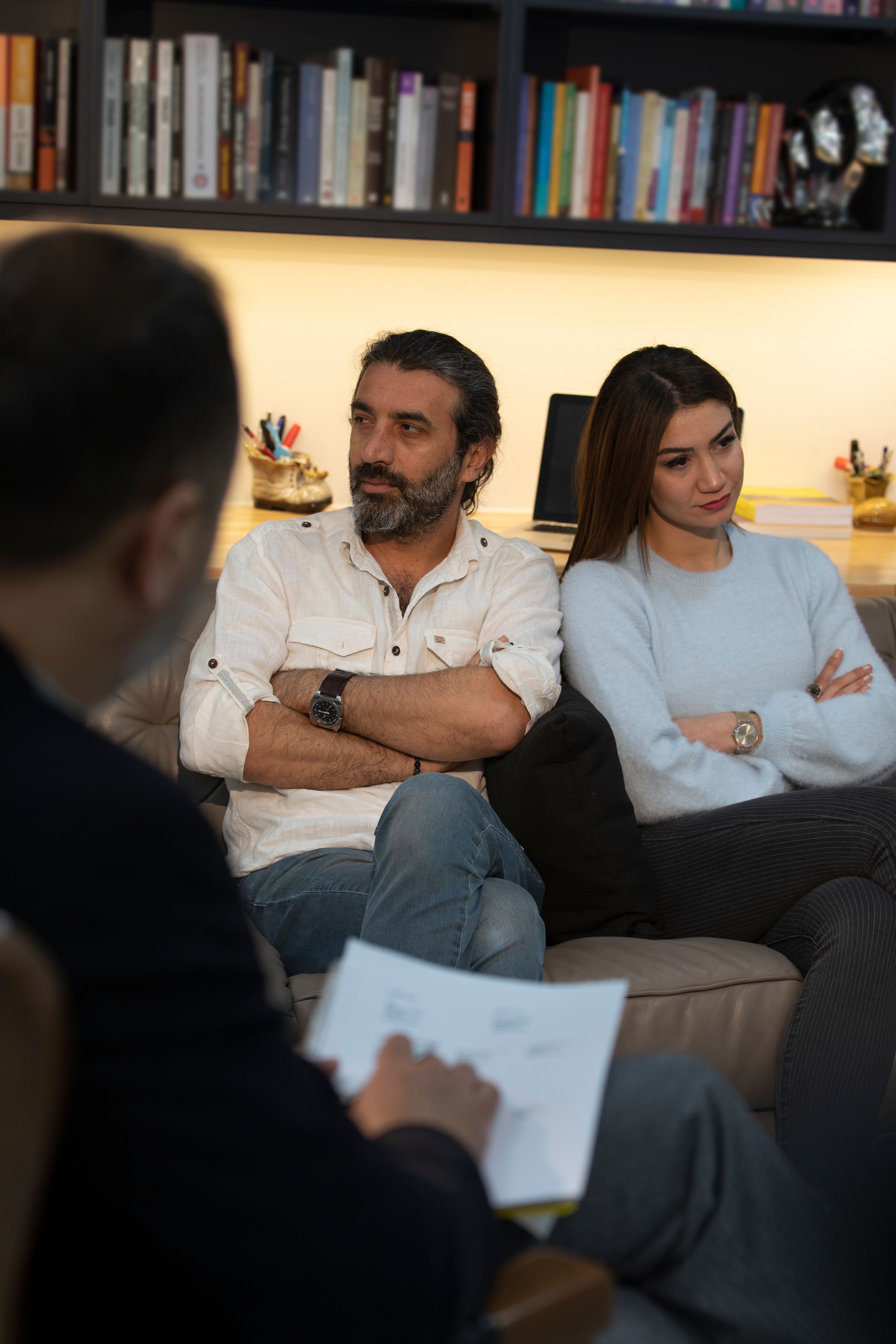 Counseling Session psychiatrist's talking to couple client