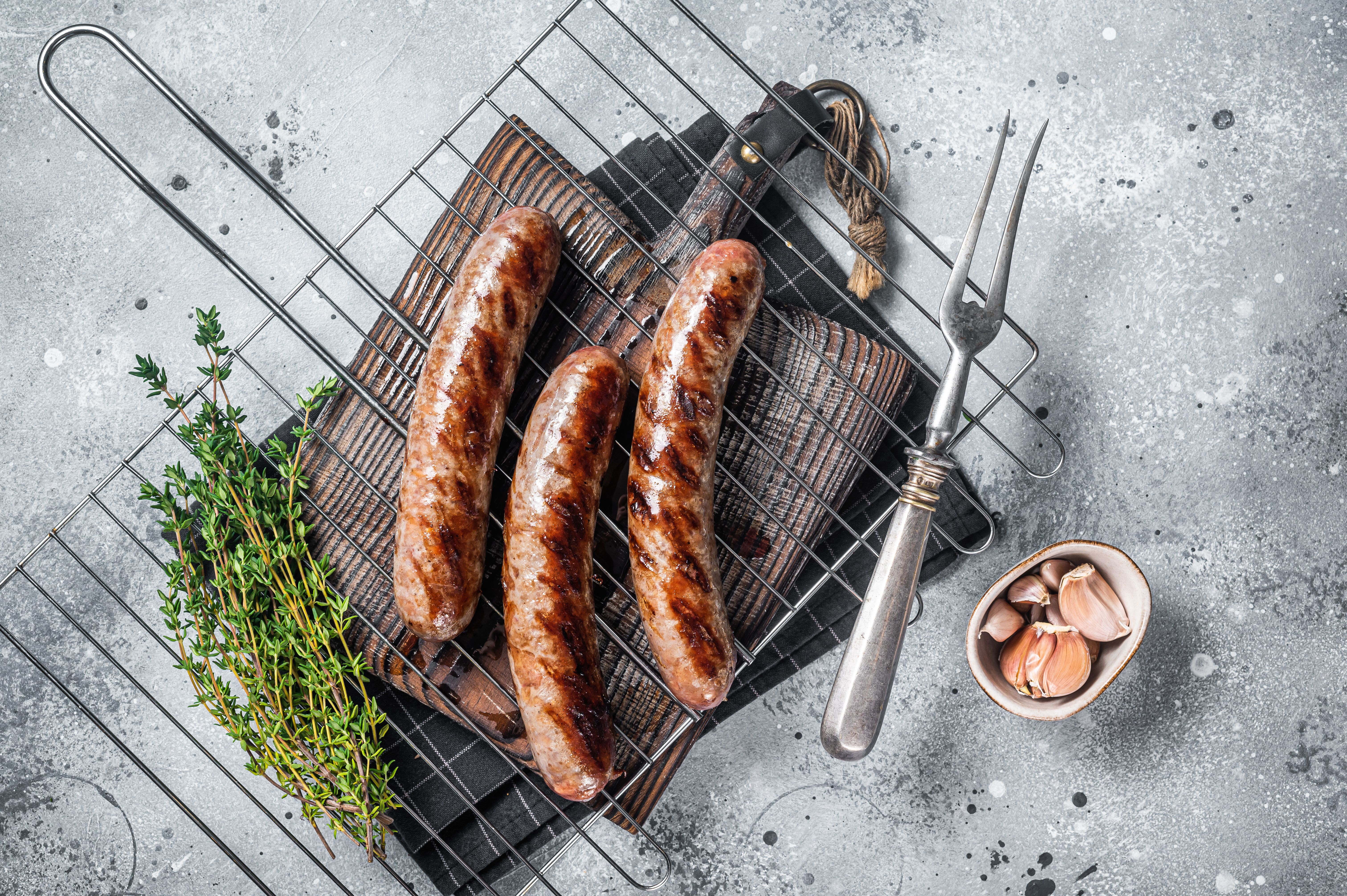 grilled sausage