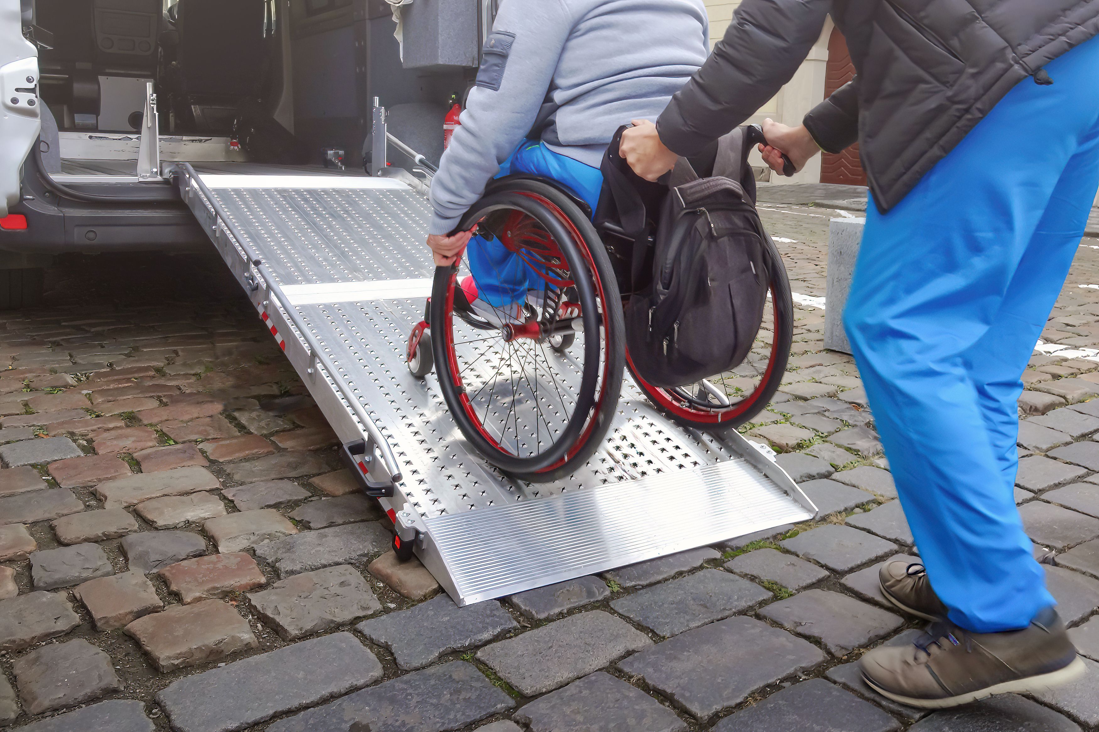wheelchair ramp vehicle installation