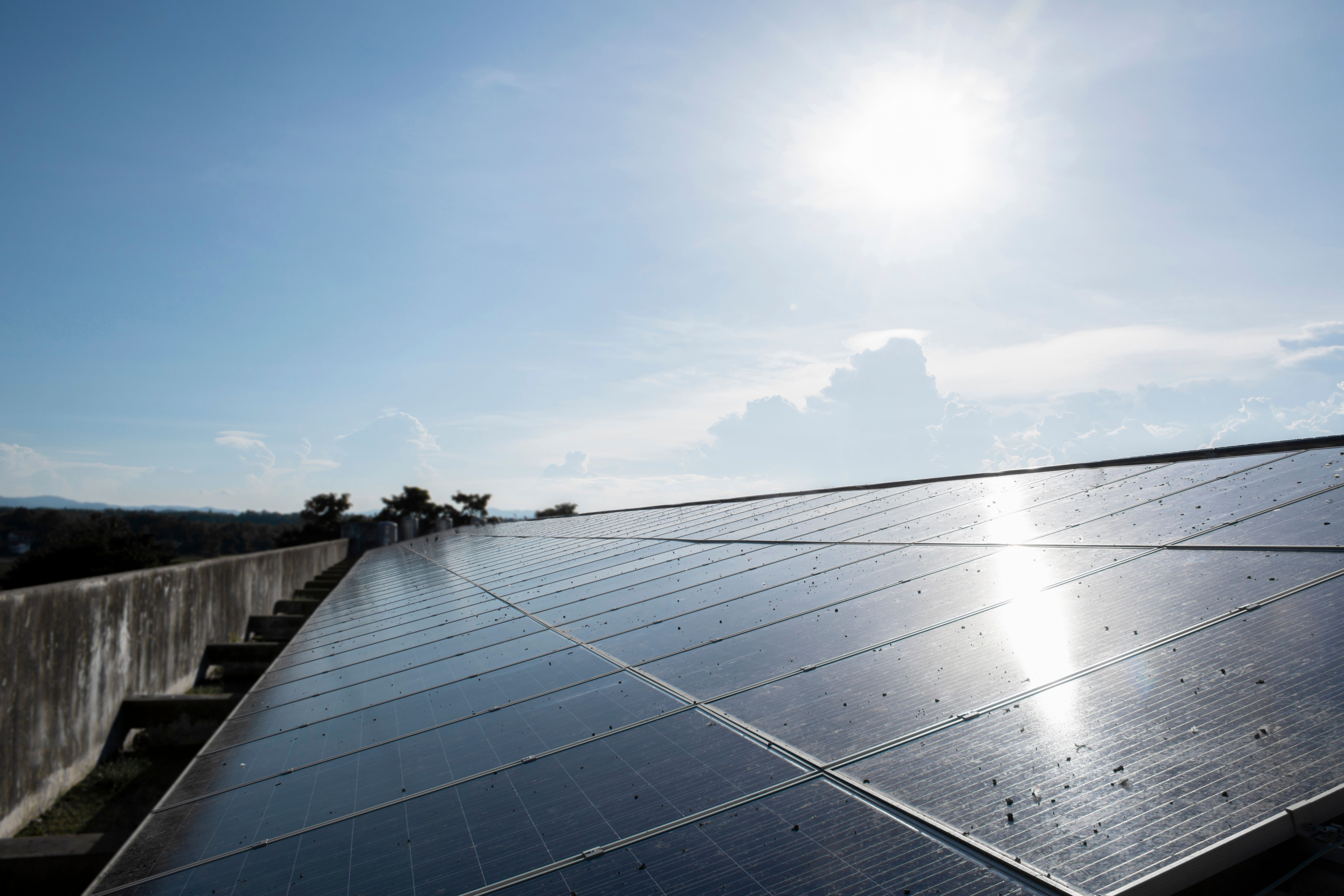 dirty solar panels