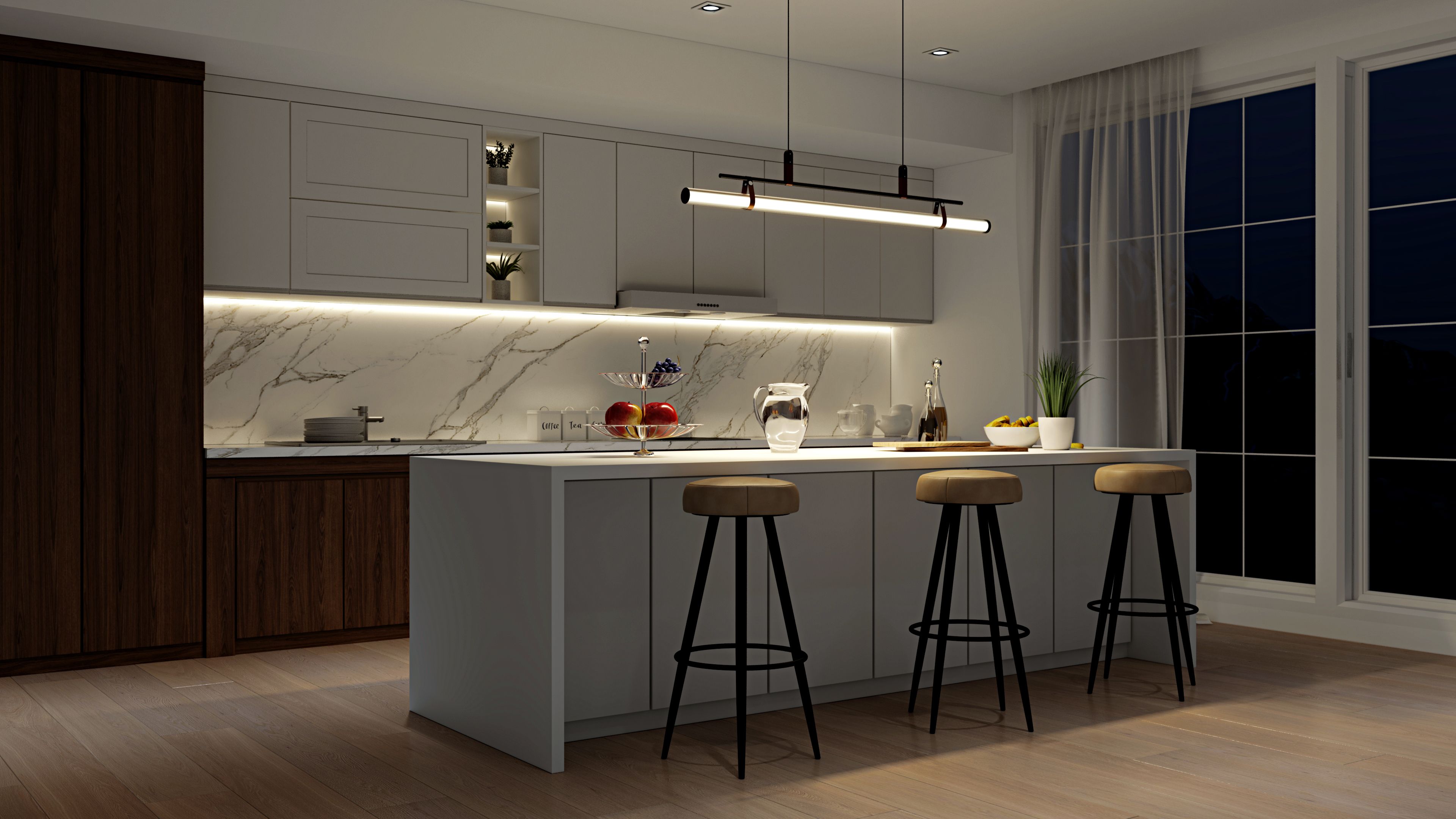 modern kitchen lights