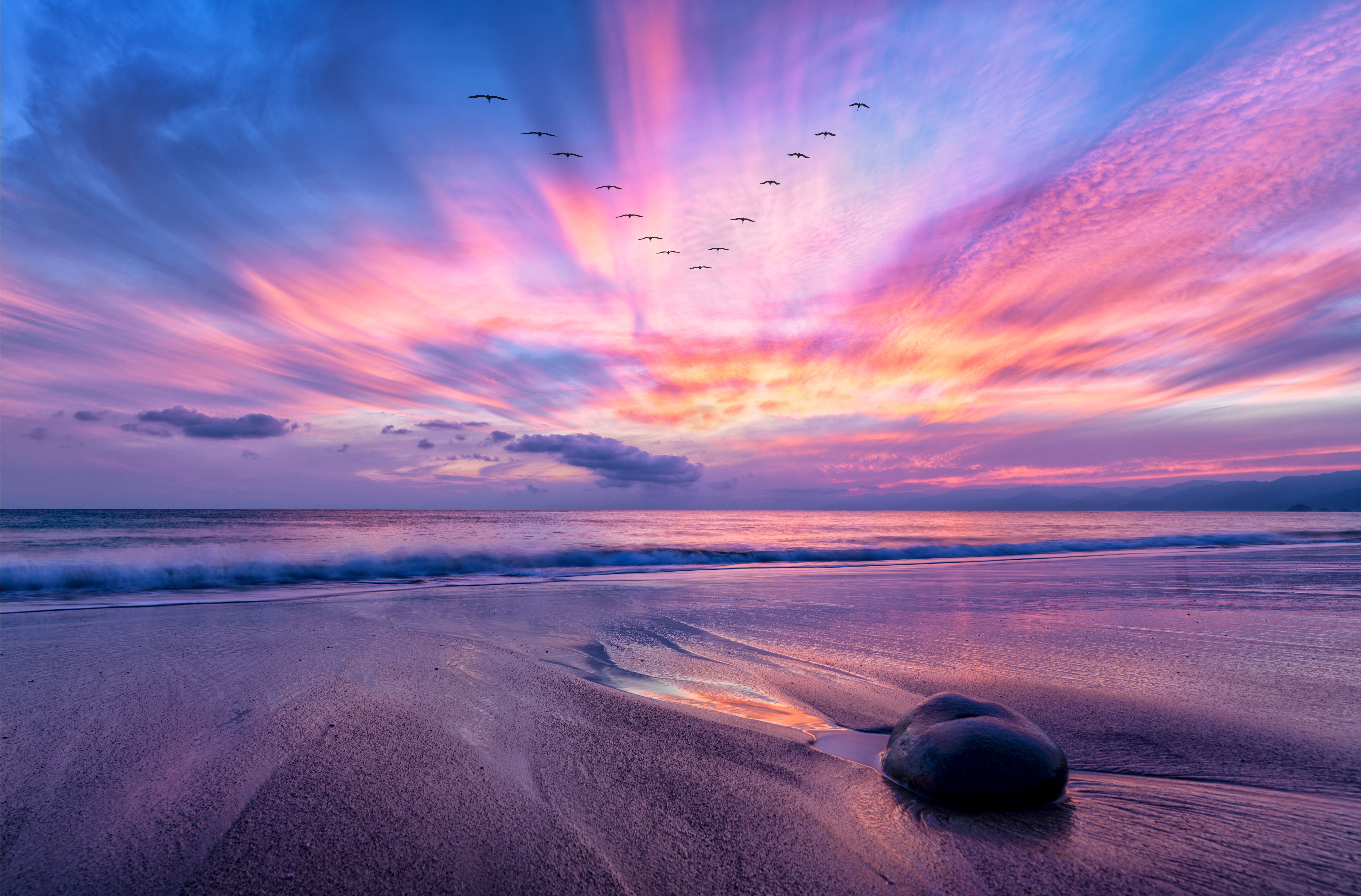 beach sunset