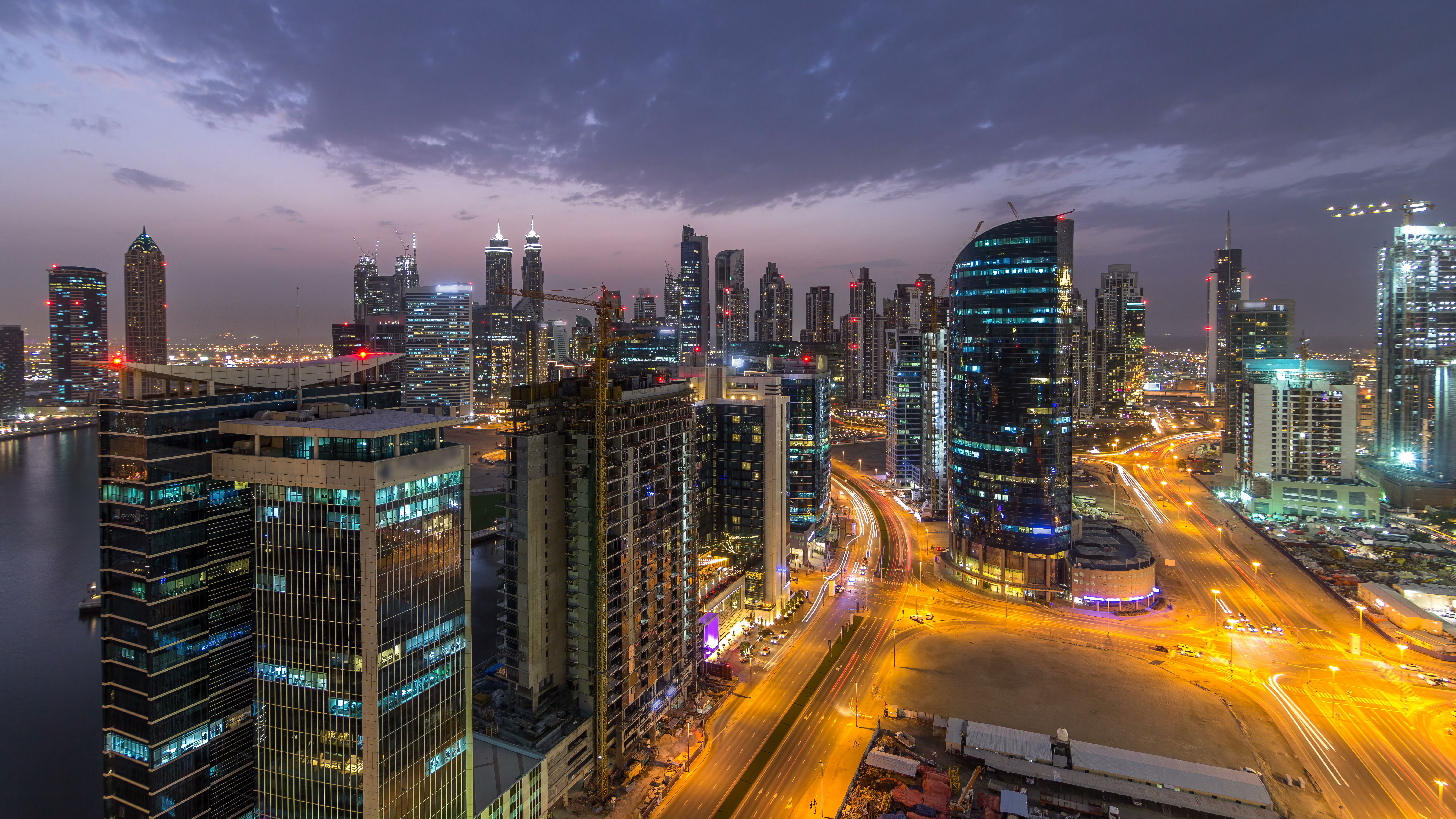dubai night lights