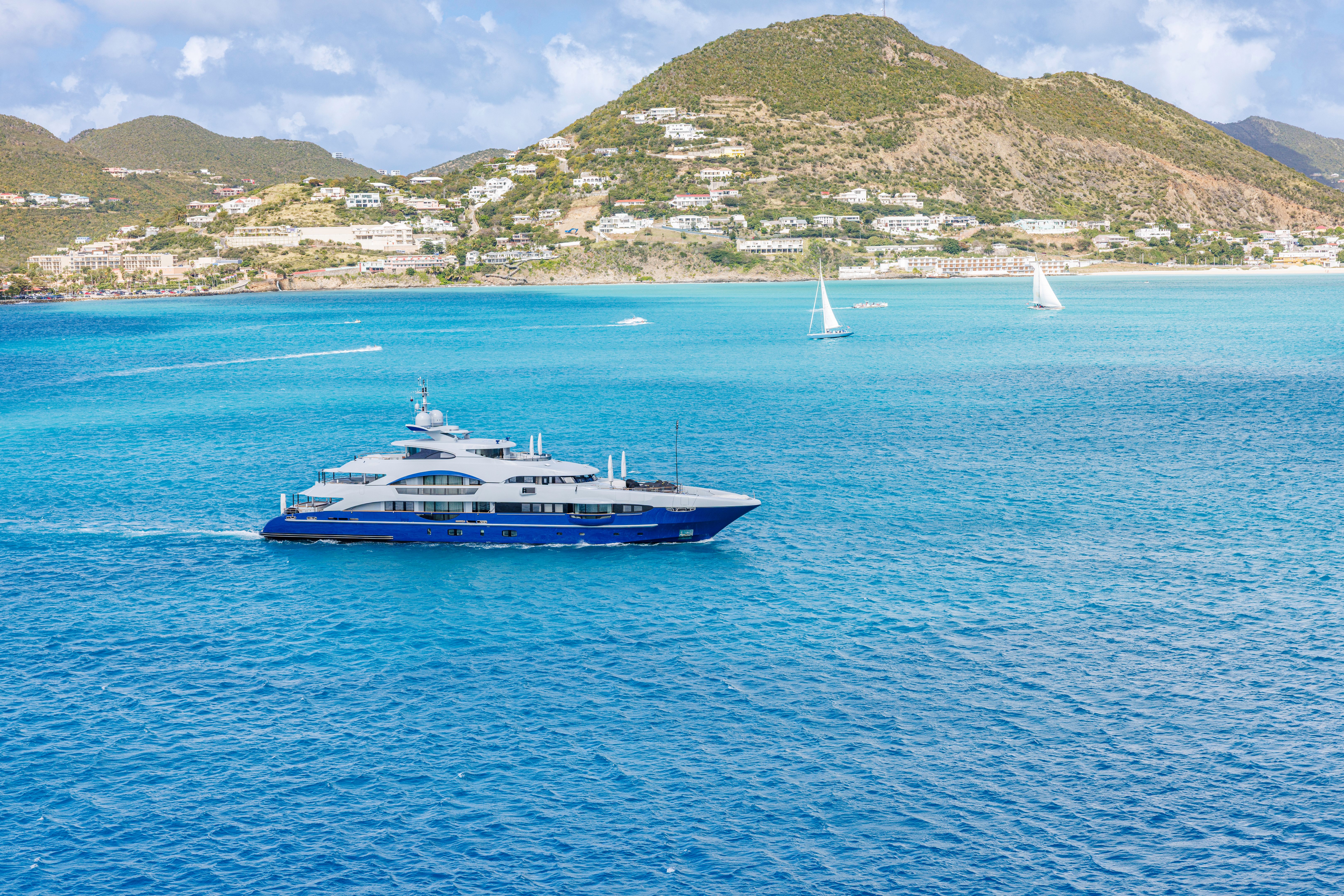 luxury yacht Caribbean