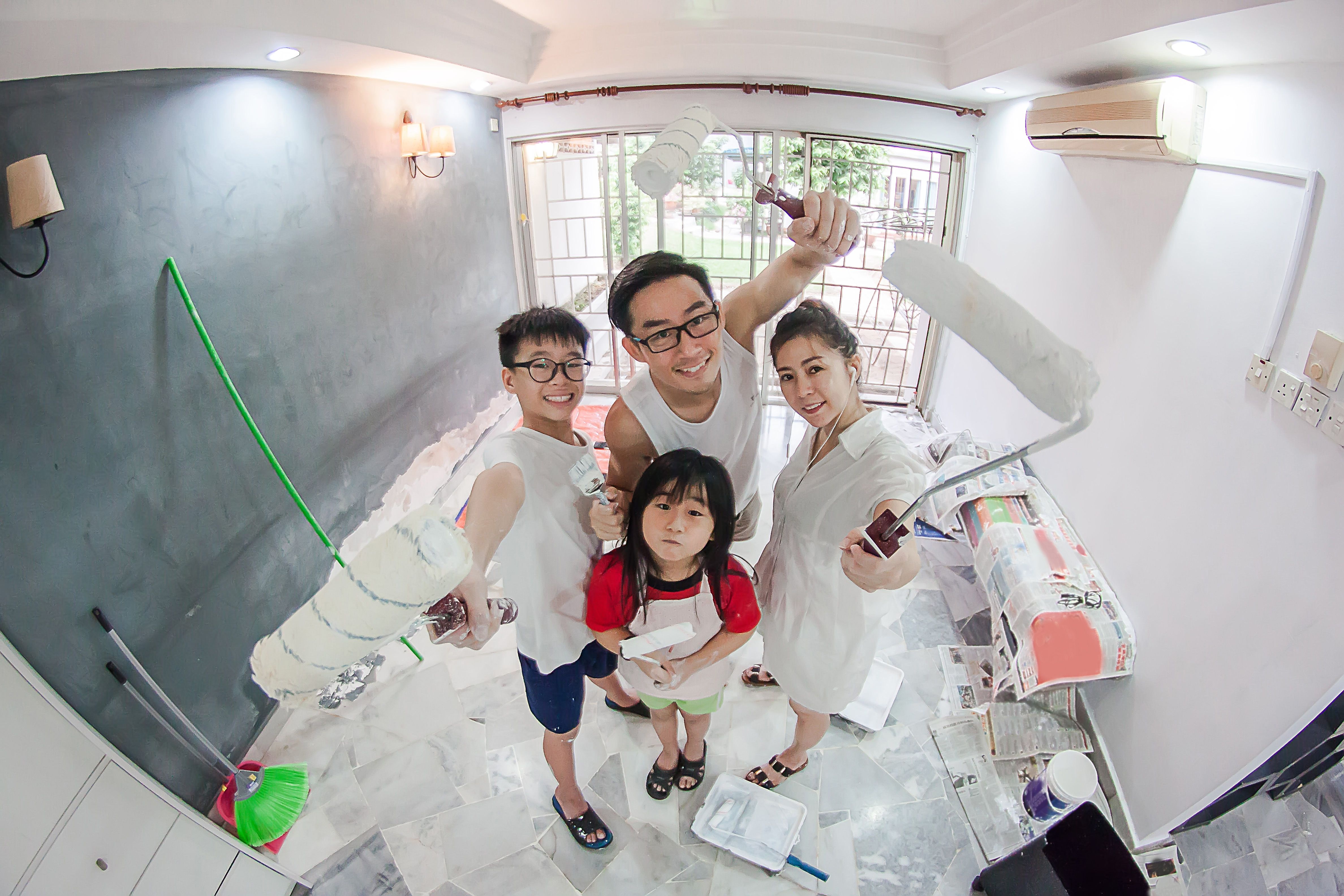 house painting before after