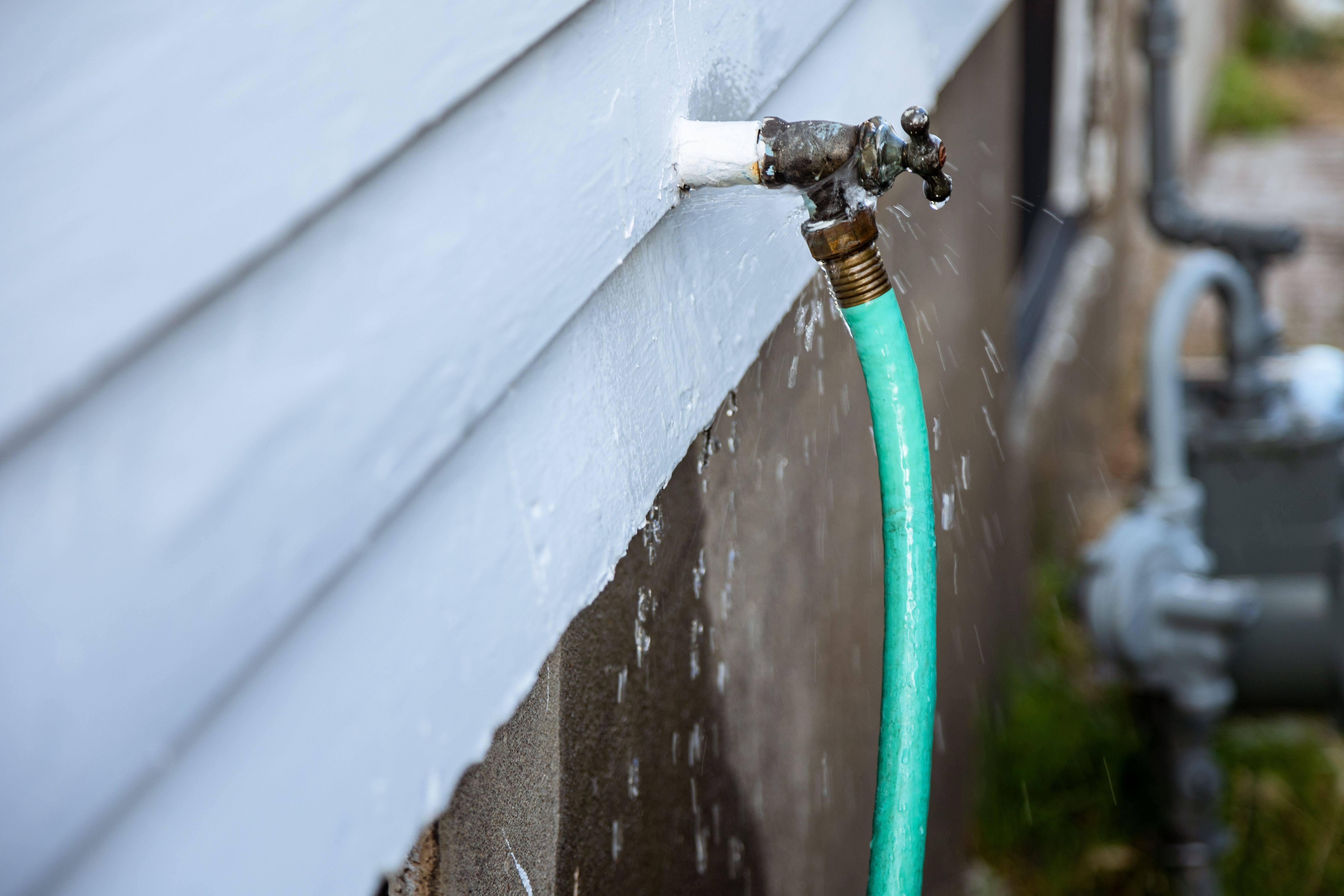 home exterior damage