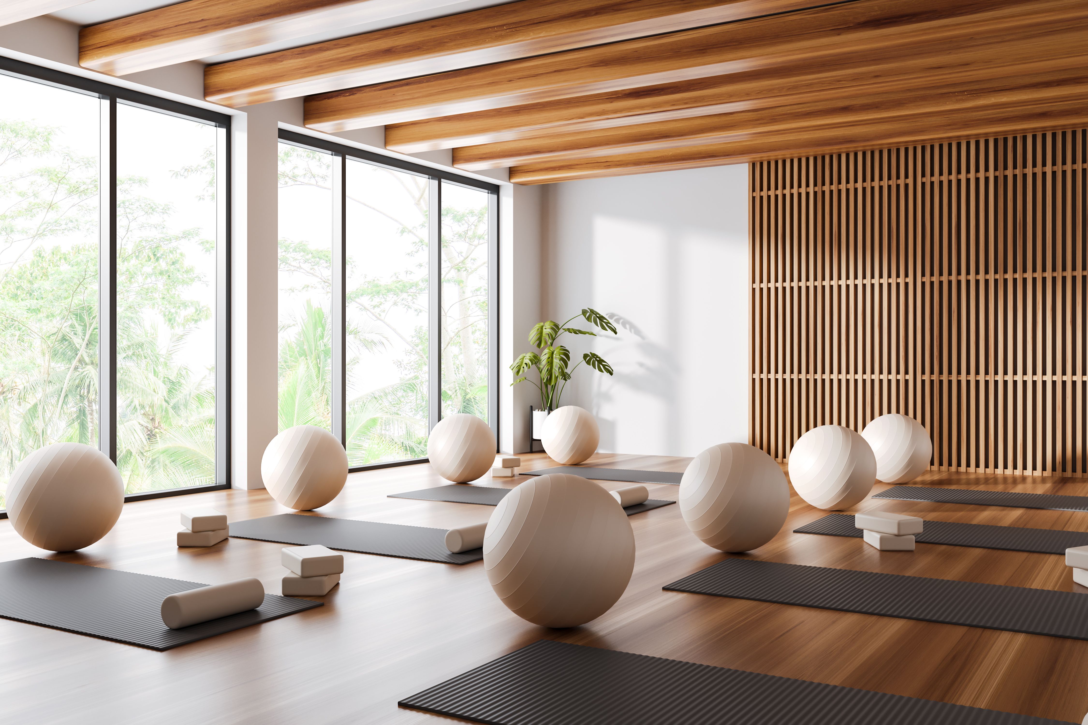 calm interior Pilates