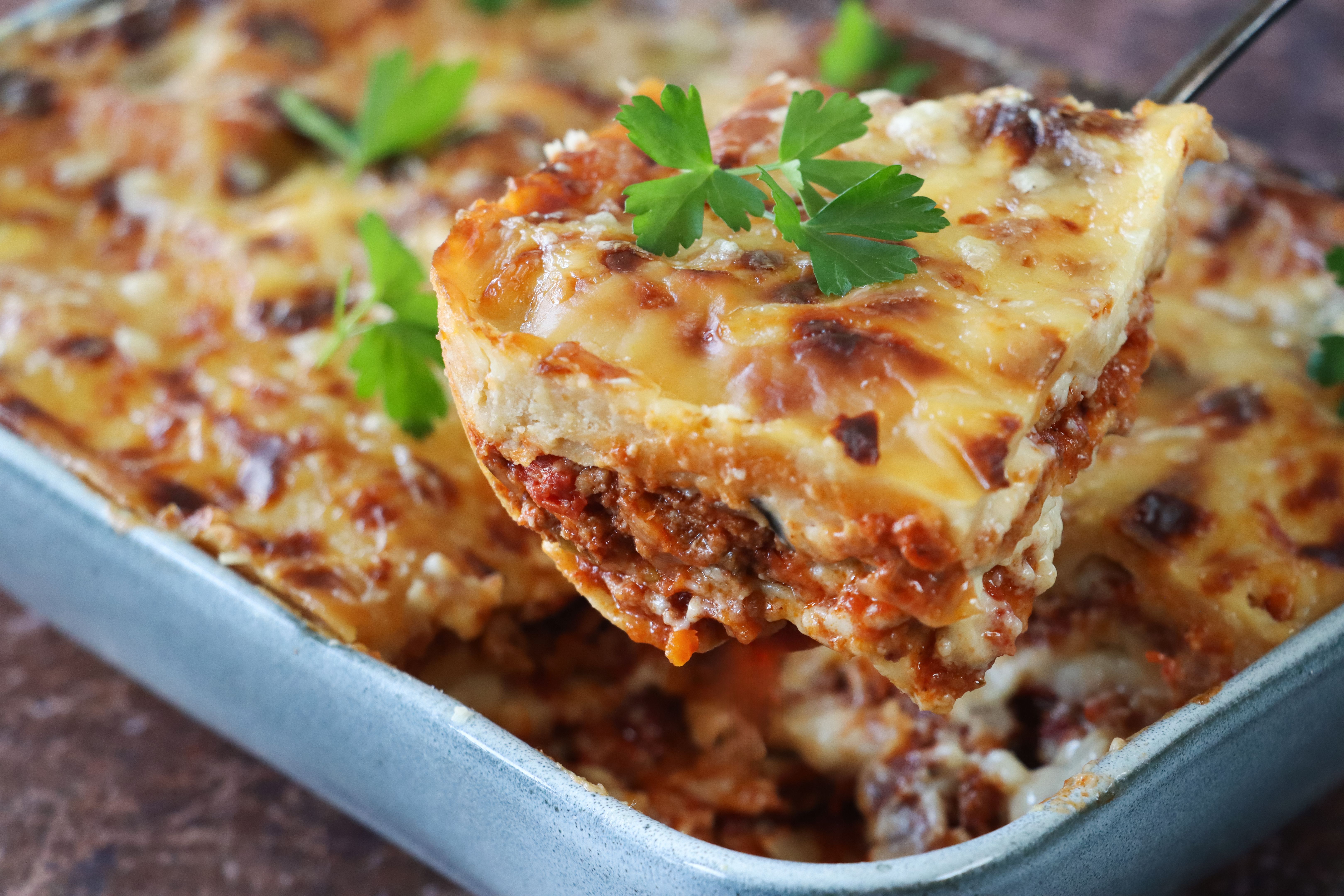 layered lasagna