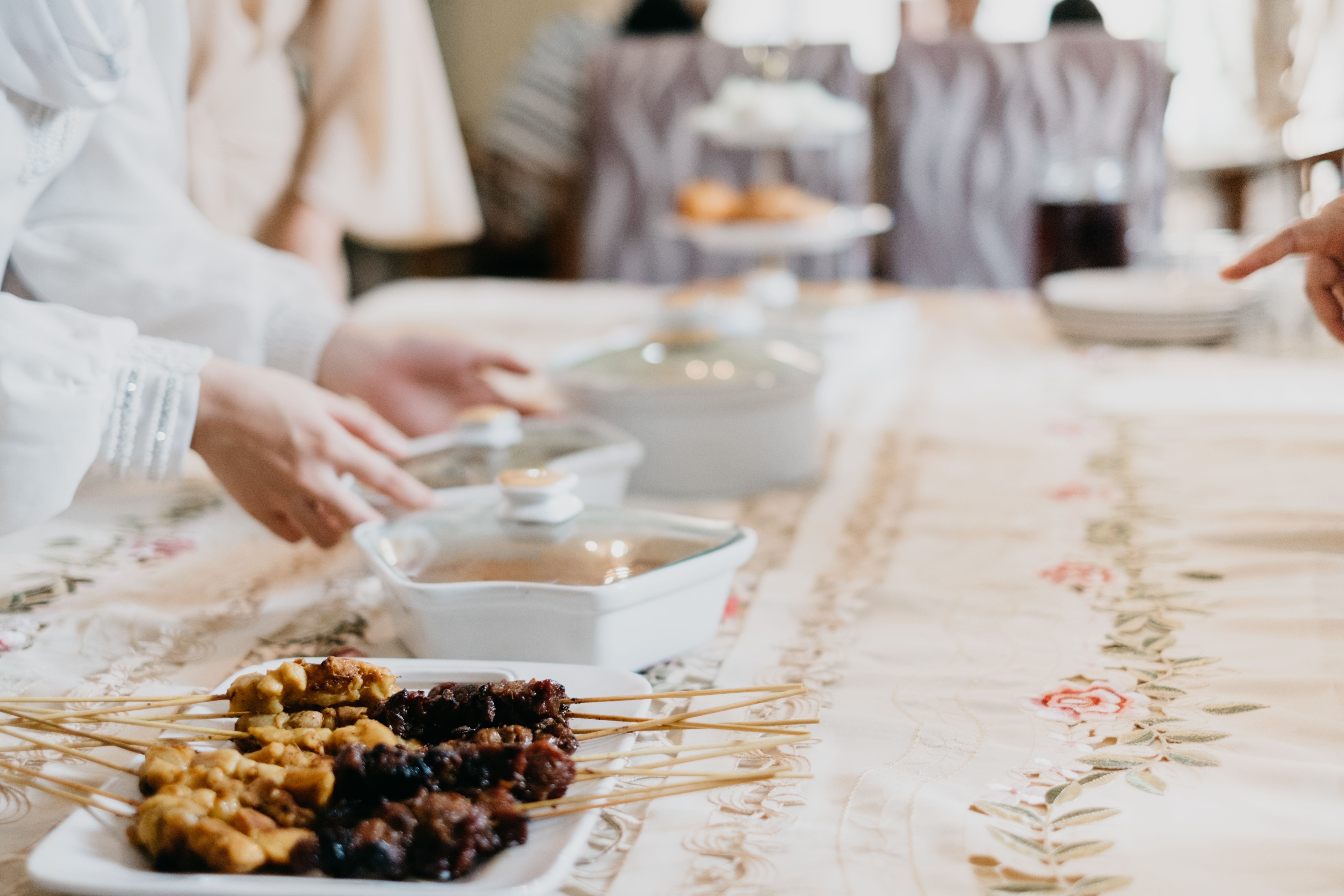 local cuisine wedding