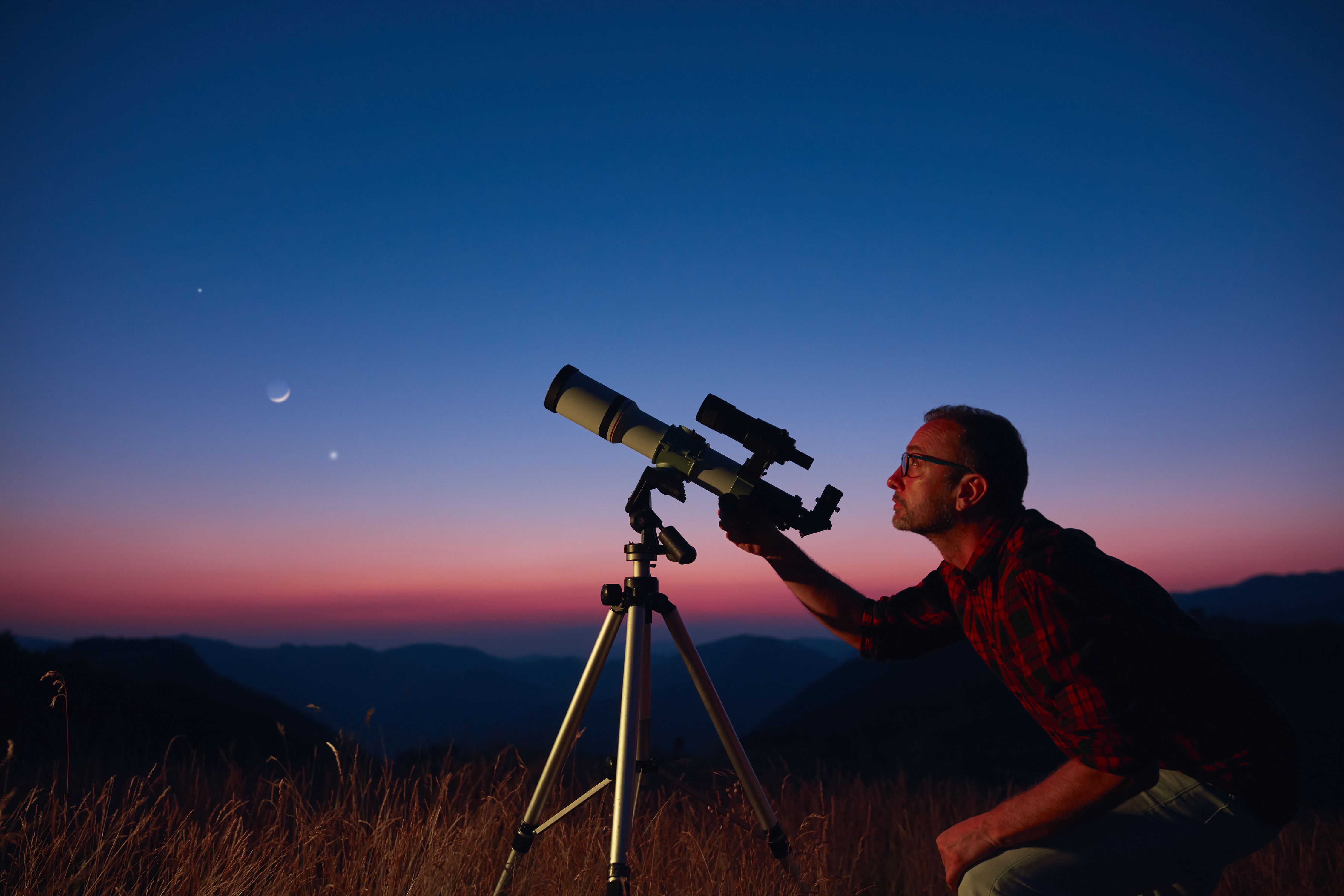 astronomy telescope night
