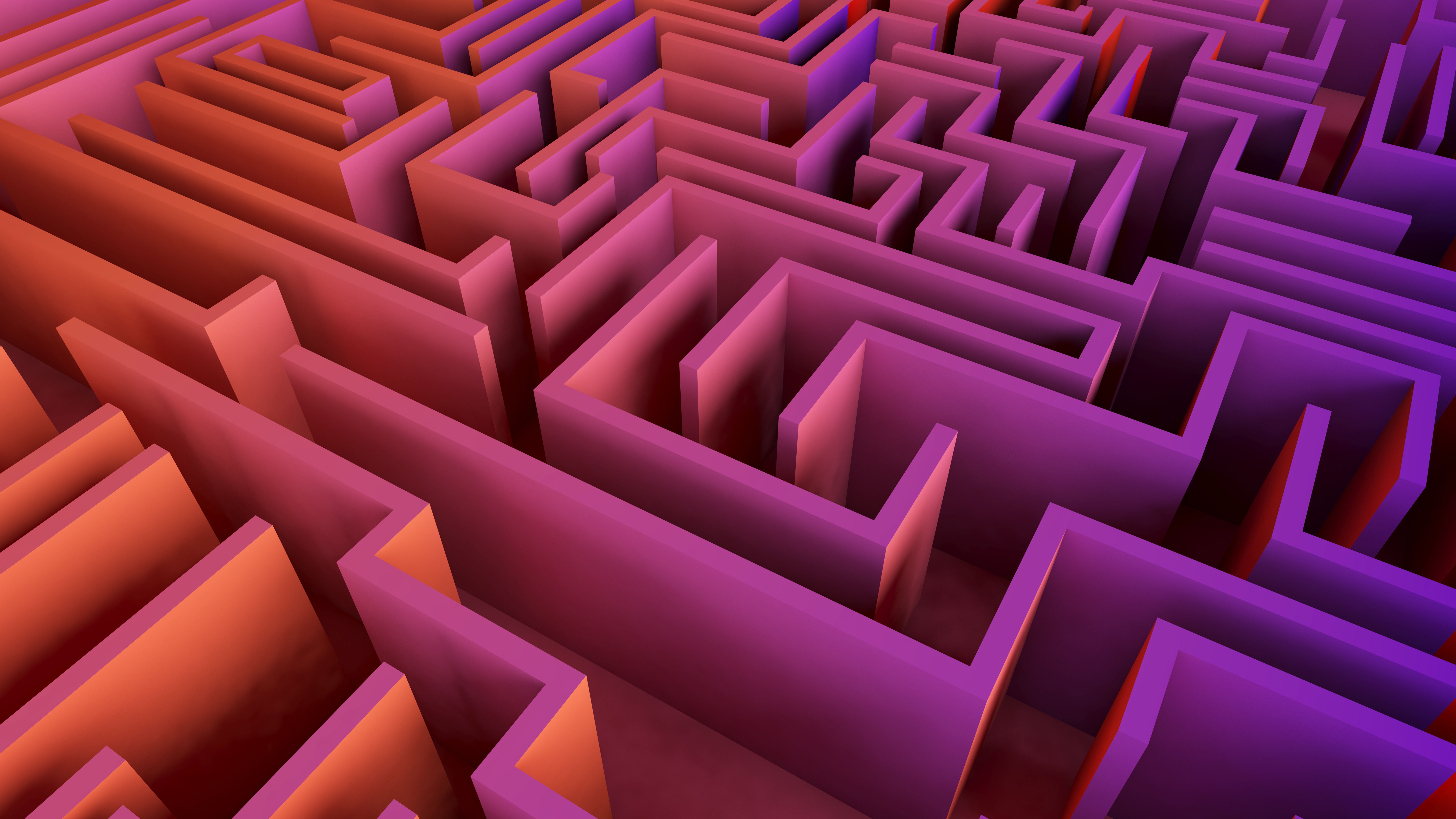 Entering a labyrinth of complex paths and adventures, business ideas encountering alternative decisions. ,3d rendering Entering a labyrinth of complex paths and adventures, business ideas encountering alternative decisions. ,3d rendering