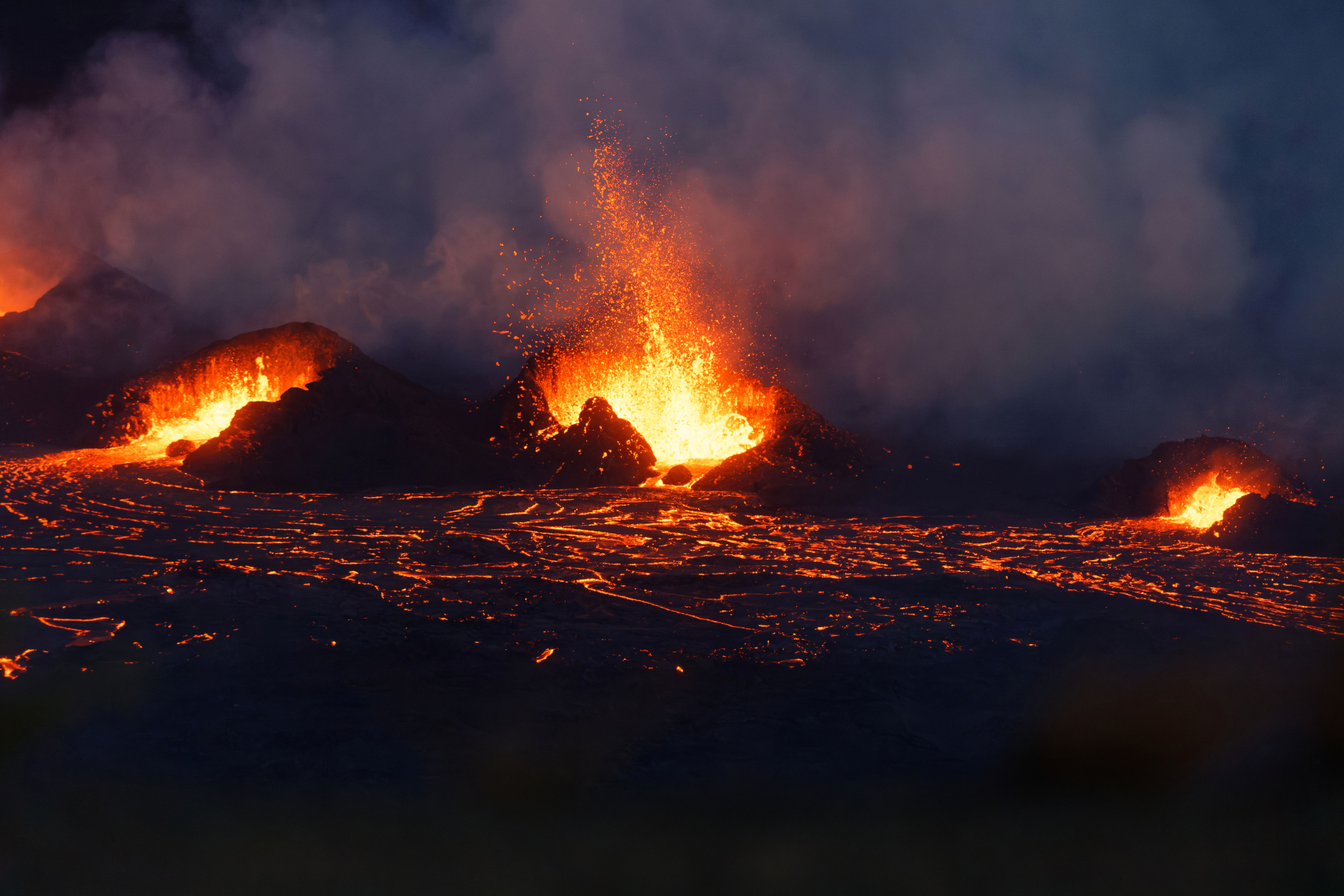Volcanic Eruption at Kilauea, Hawaii