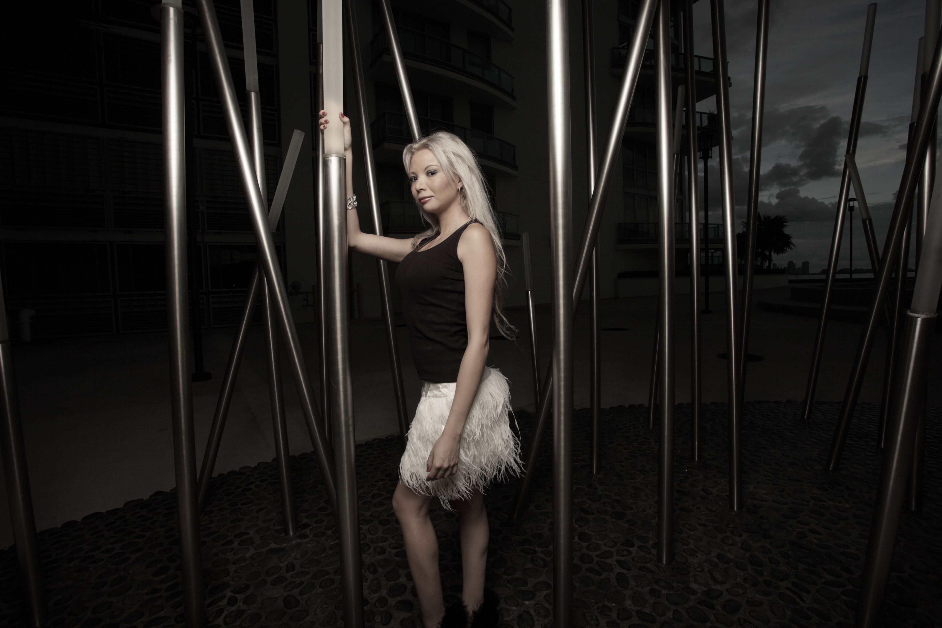 Woman in the dark Woman in the dark