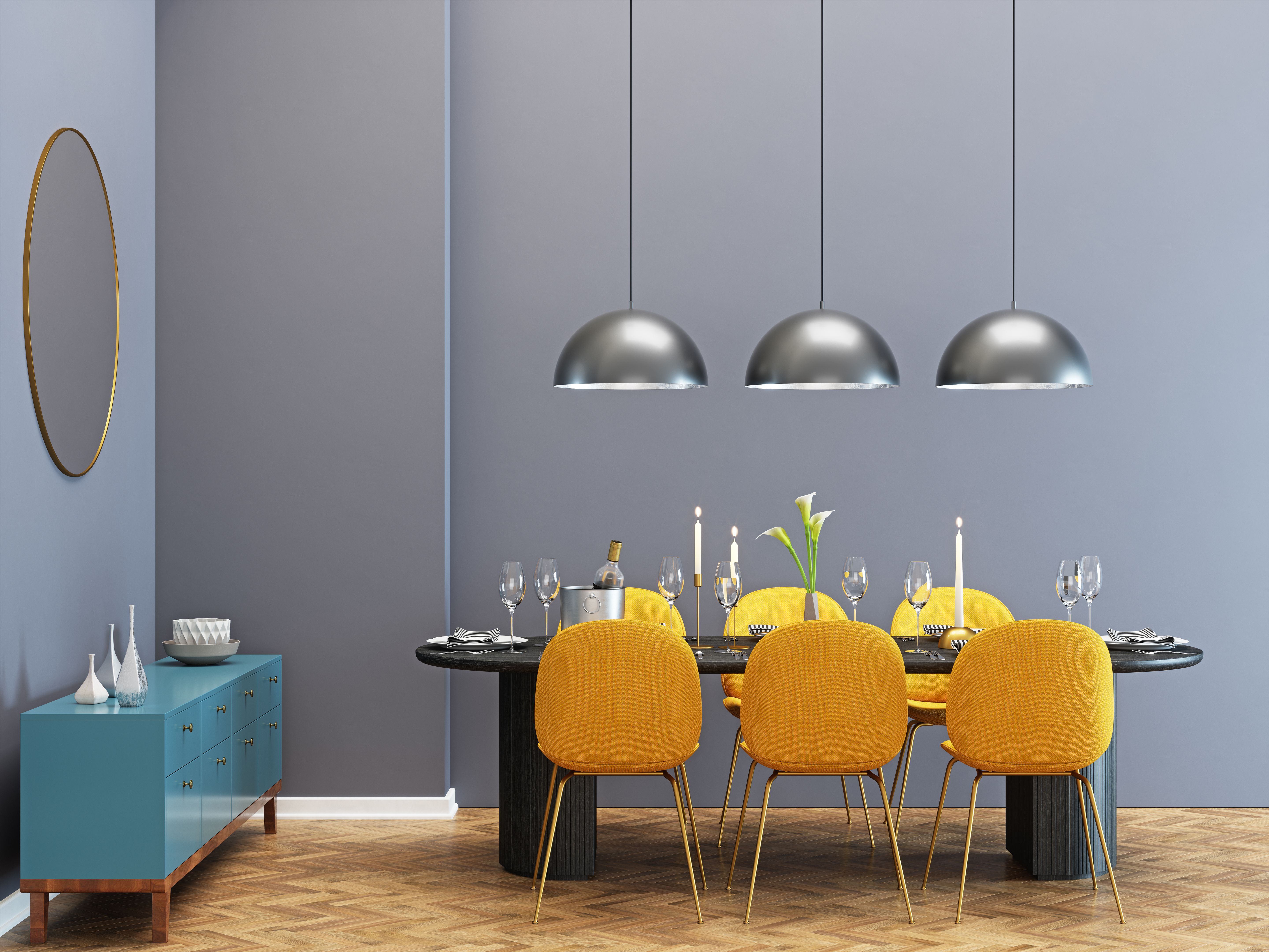 contemporary dining room