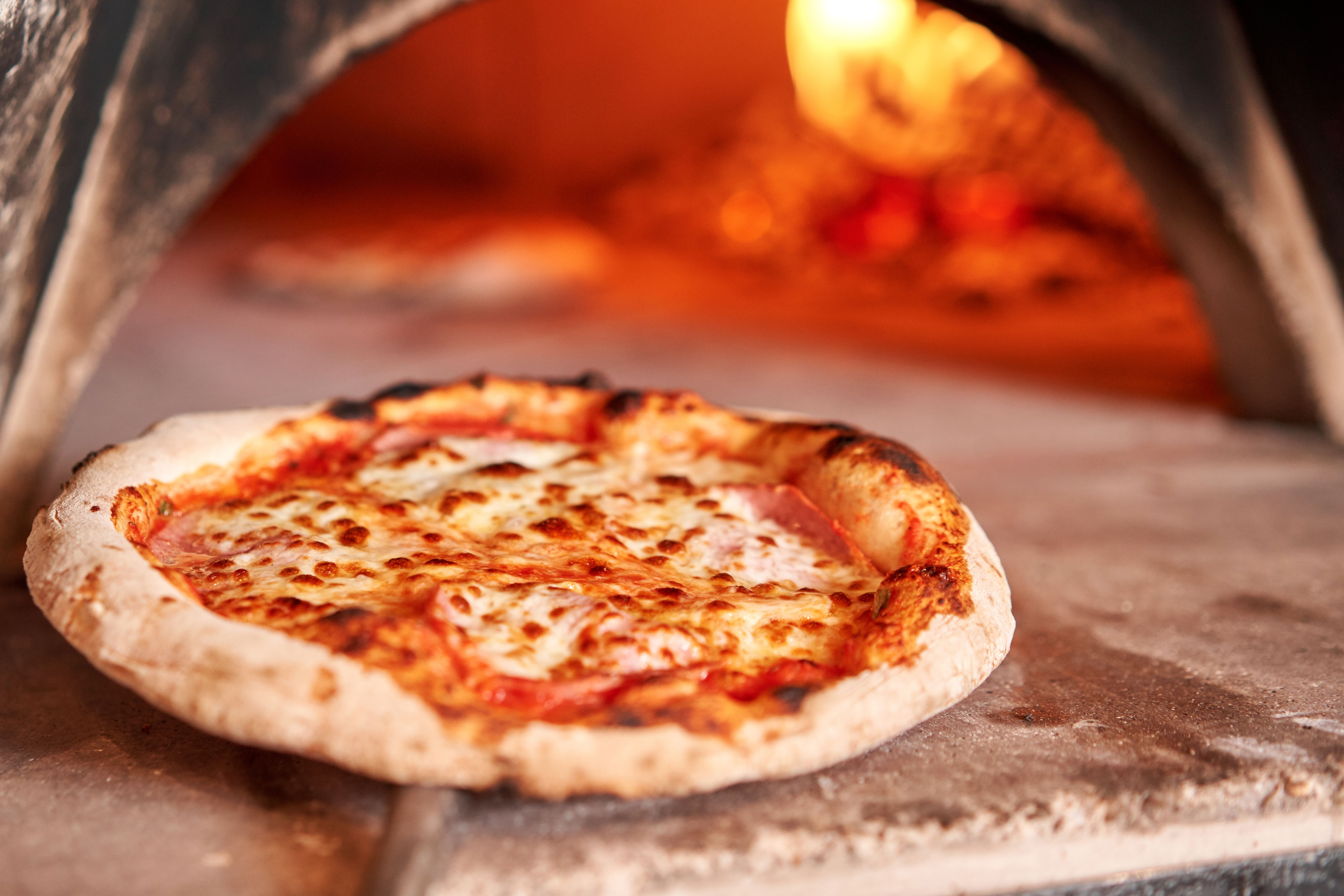 stone baked pizza