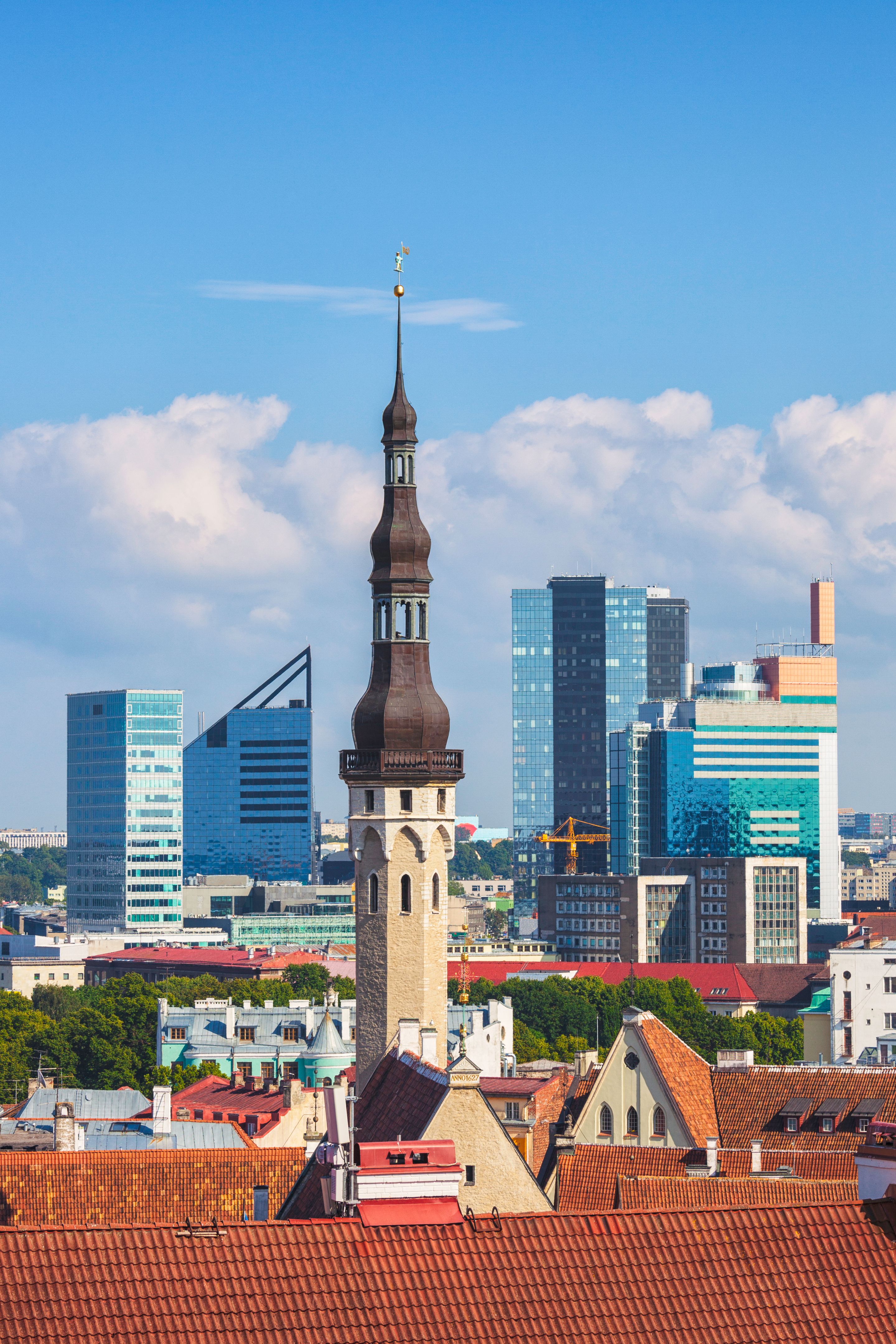 Skyline of Tallinn