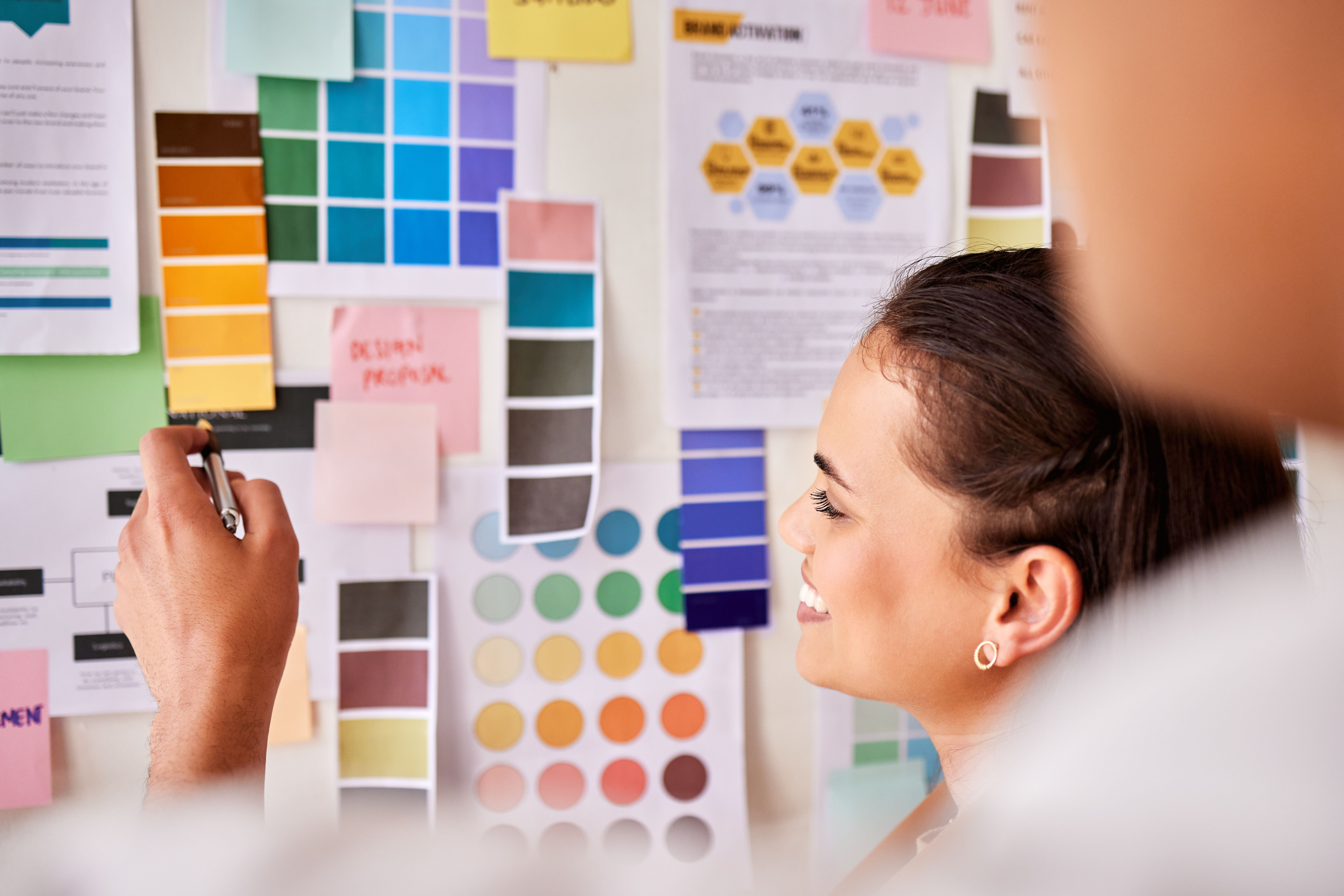business meeting painter
