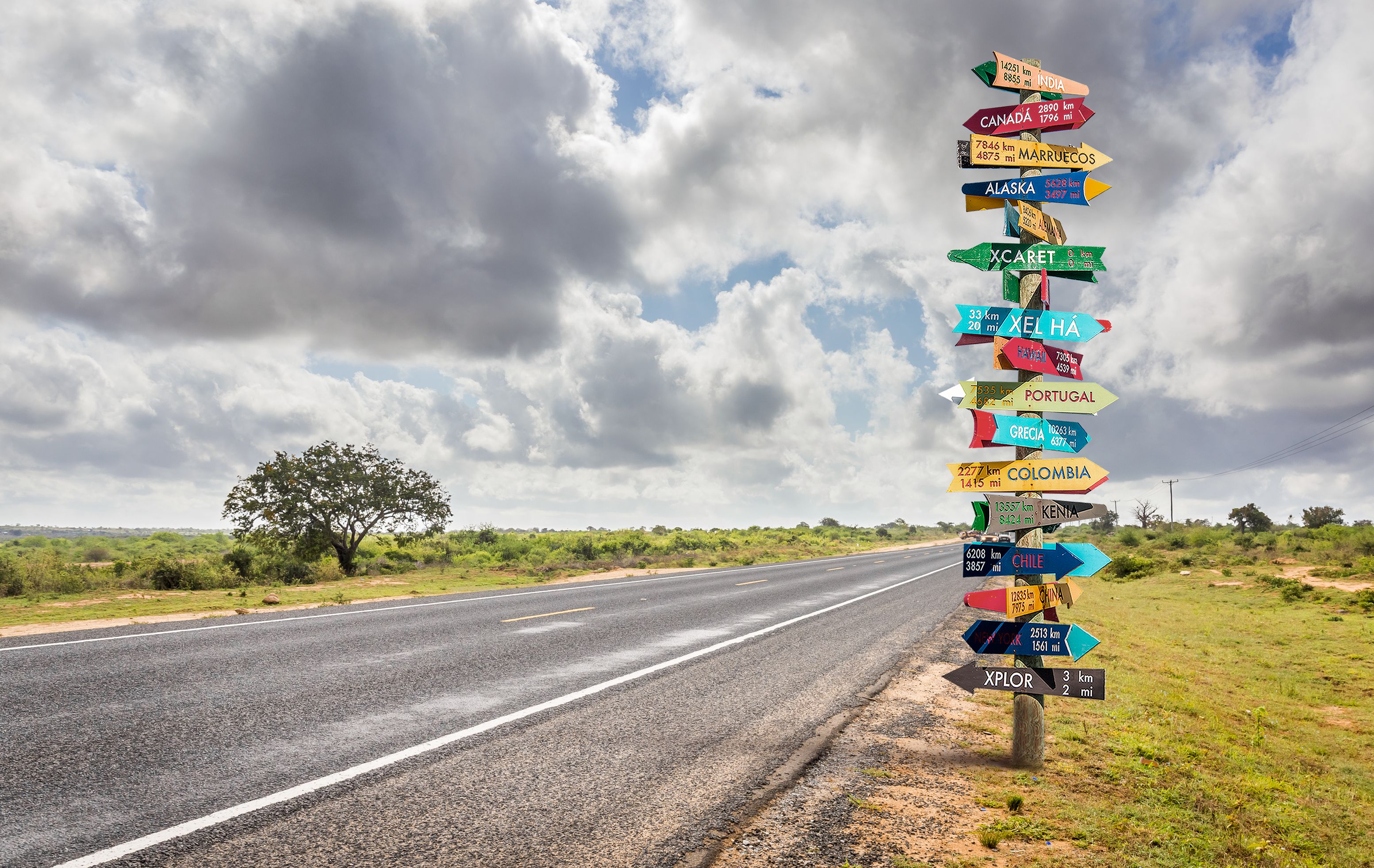 Kenya road signs