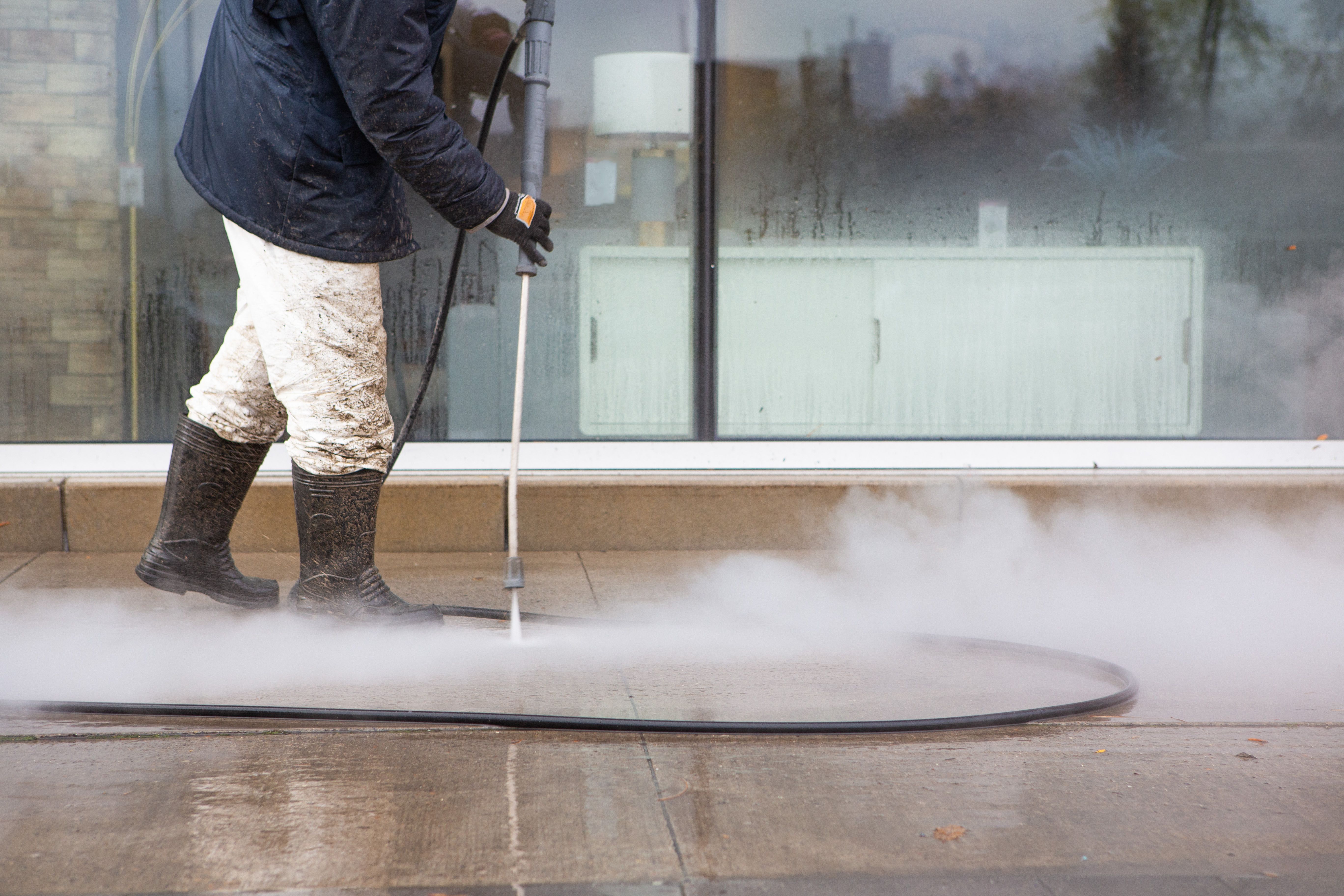 pressure washing