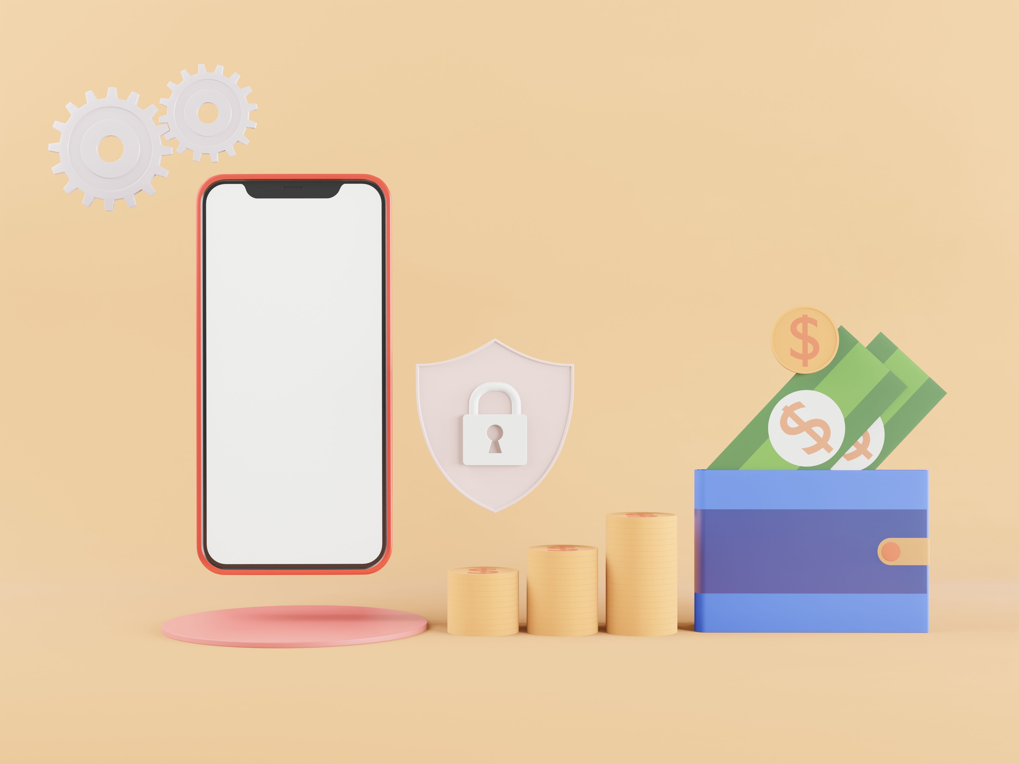 Smartphone avec décoration