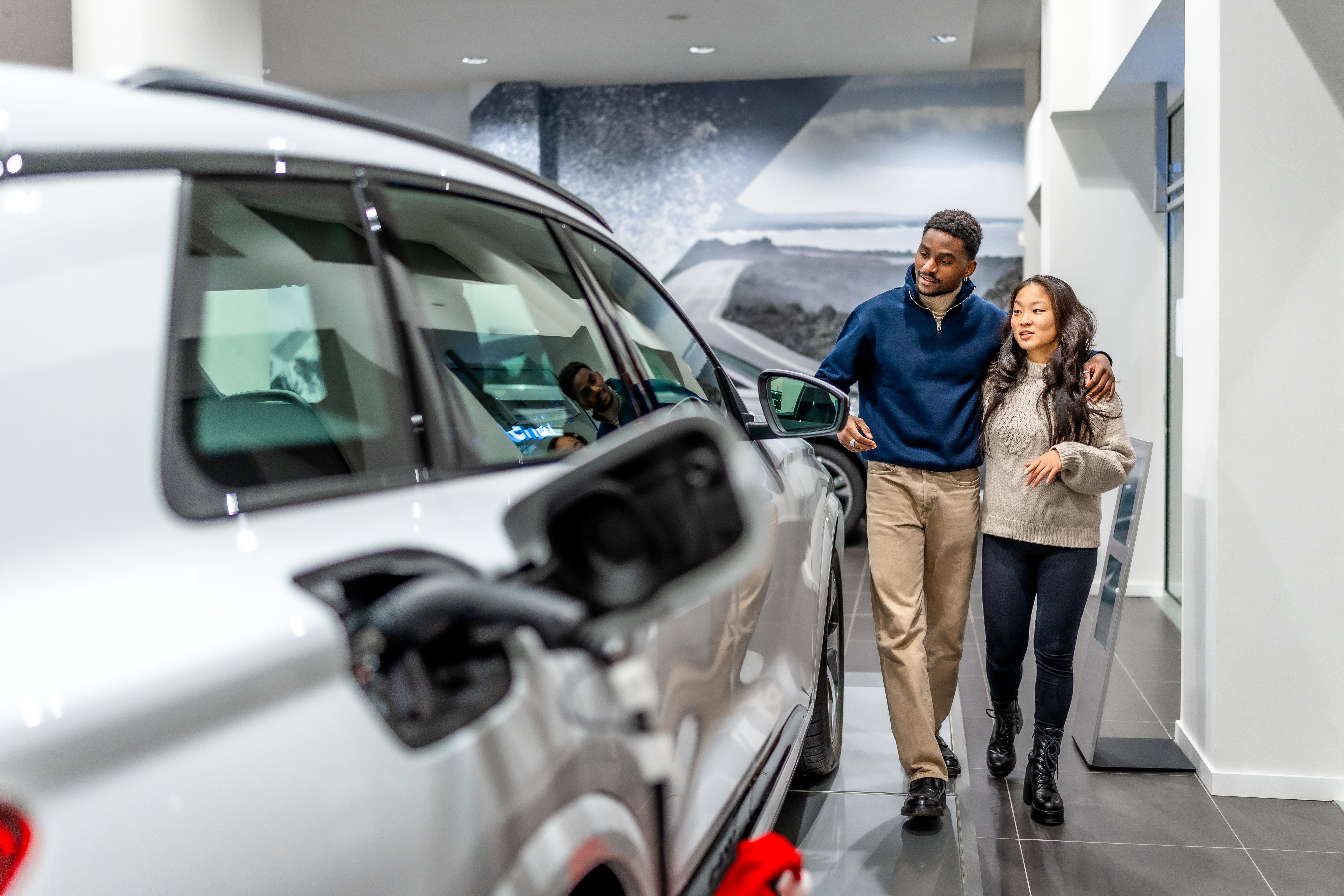 electric vehicle showroom