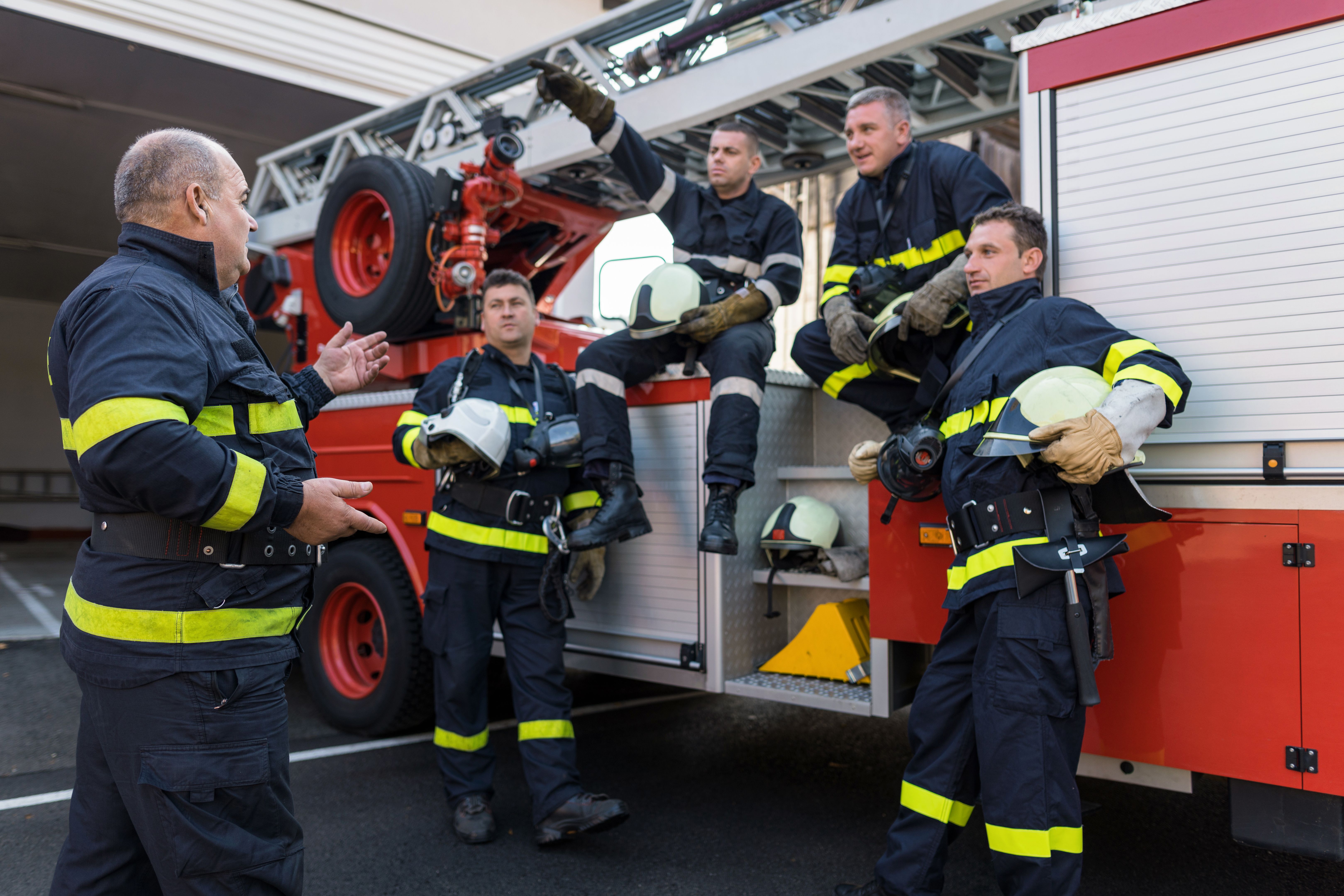 firefighters morning briefing