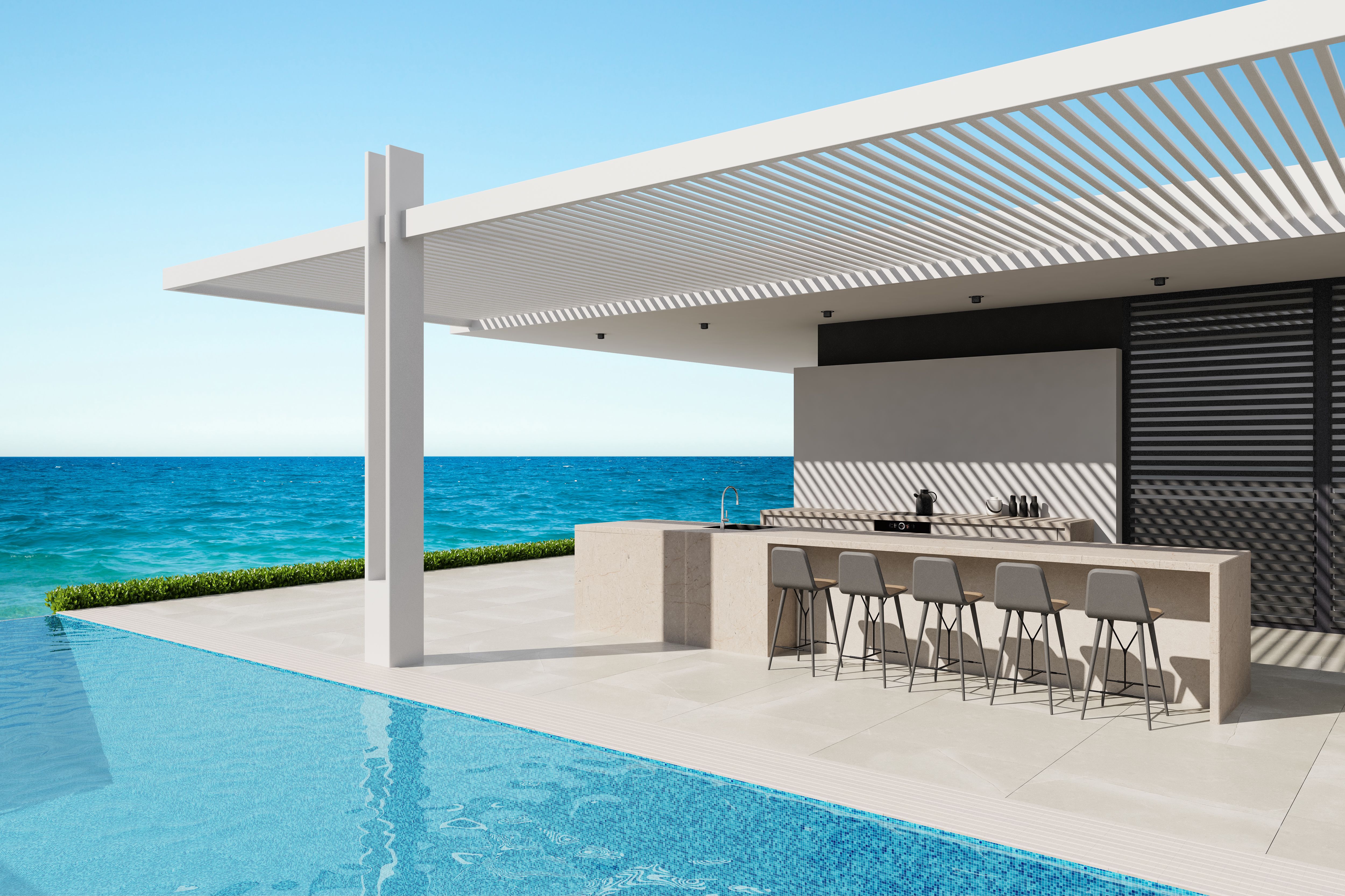 outdoor kitchen countertops