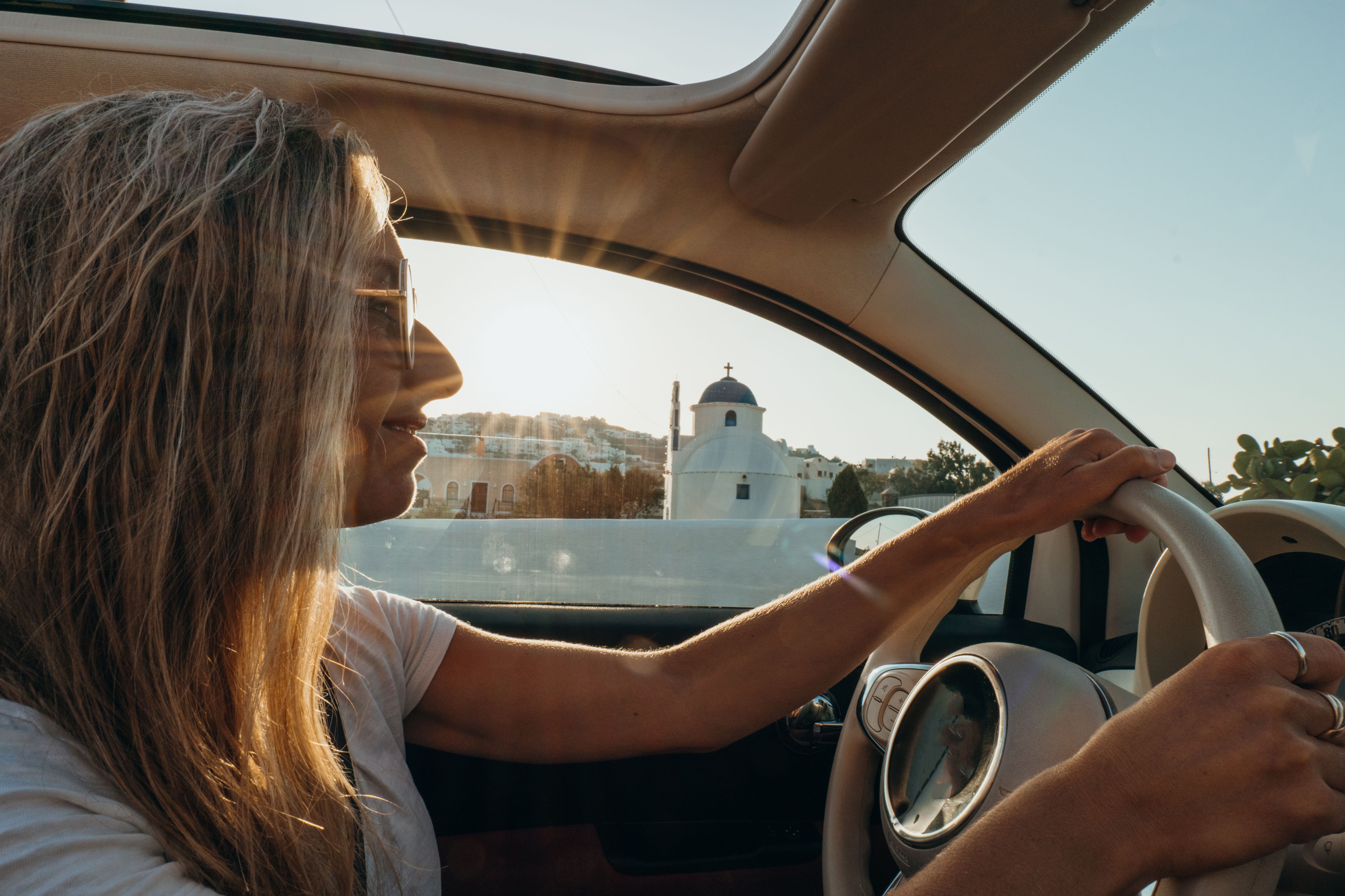 car rental Santorini