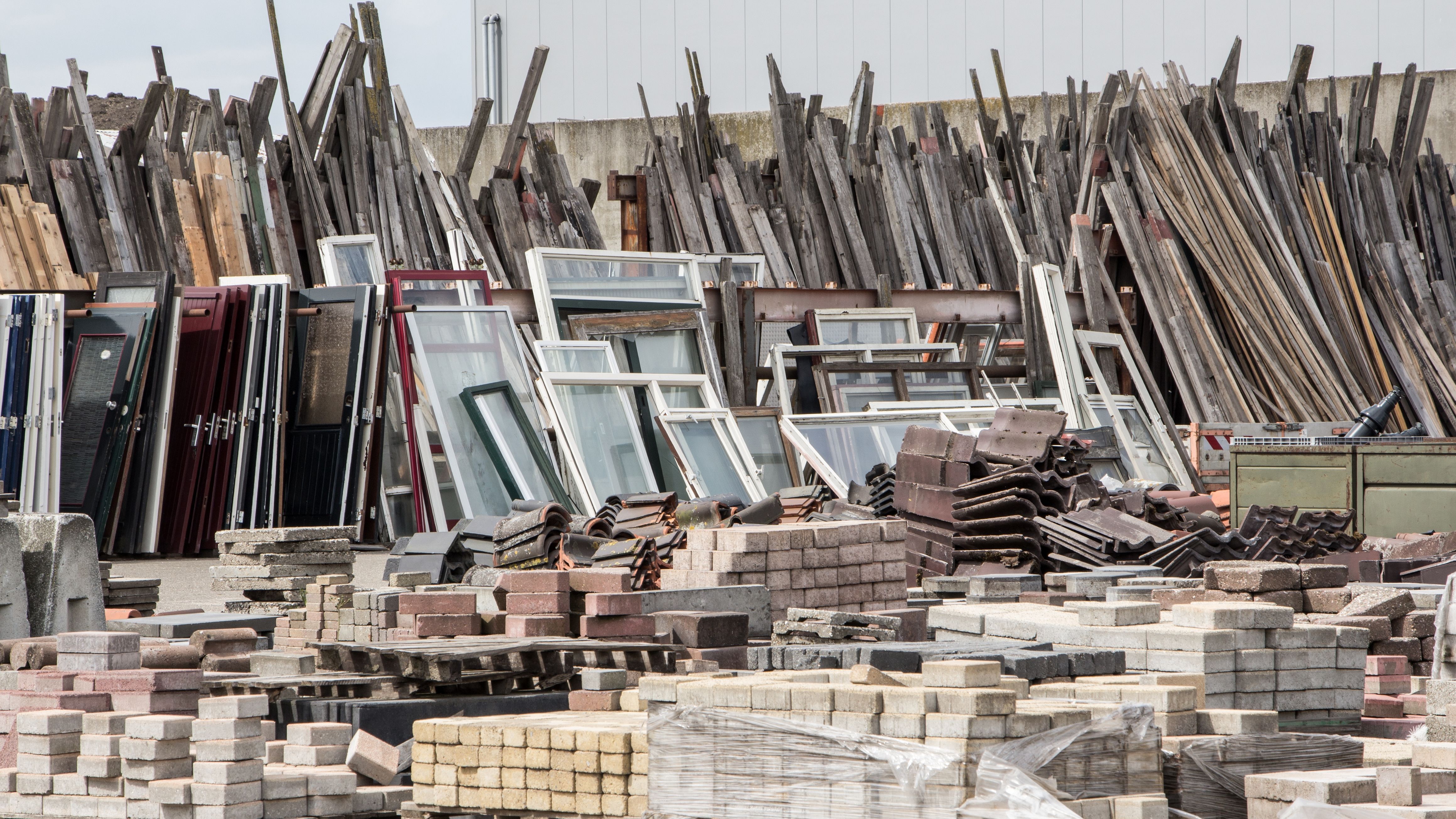 recycled building materials