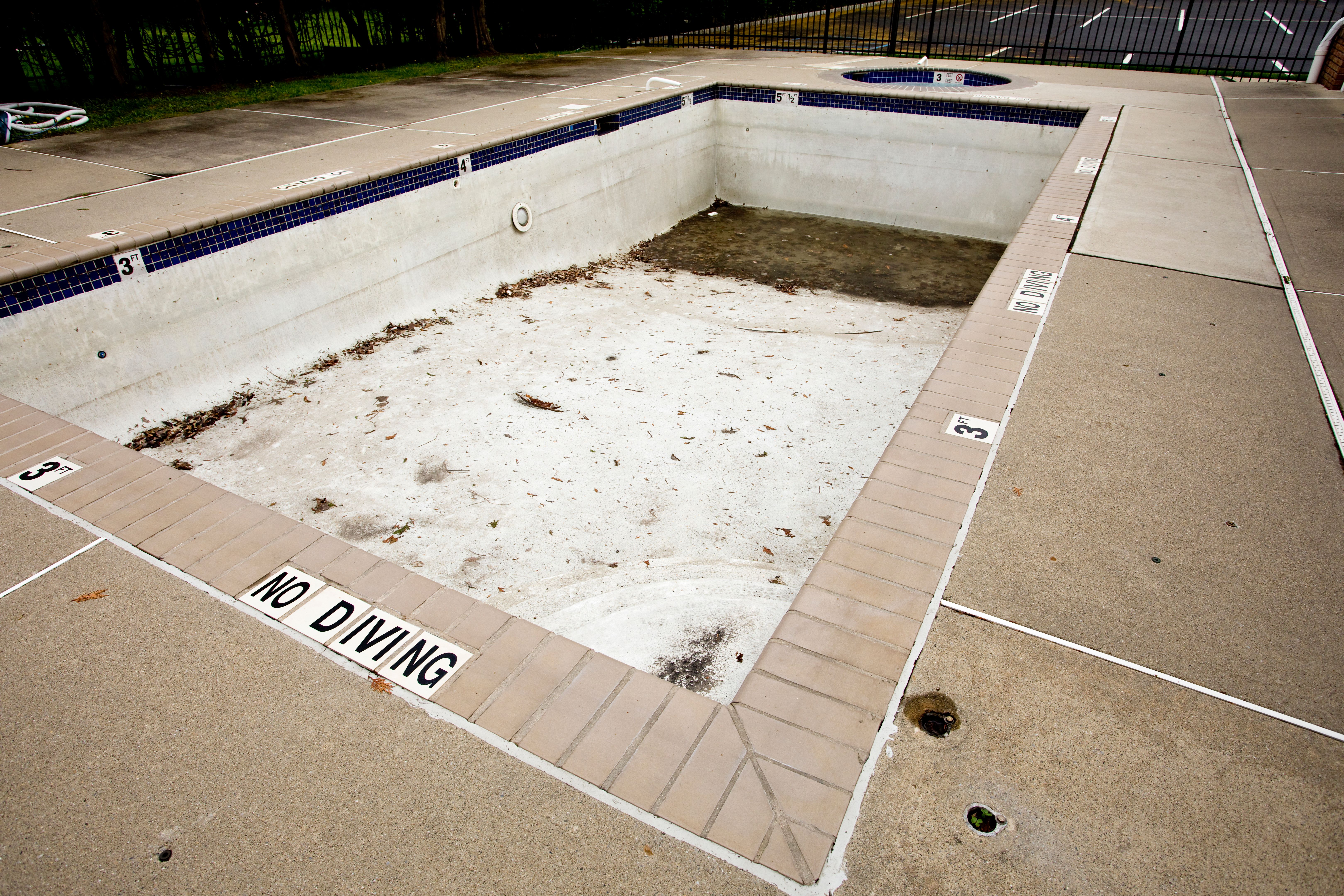 neglected pool