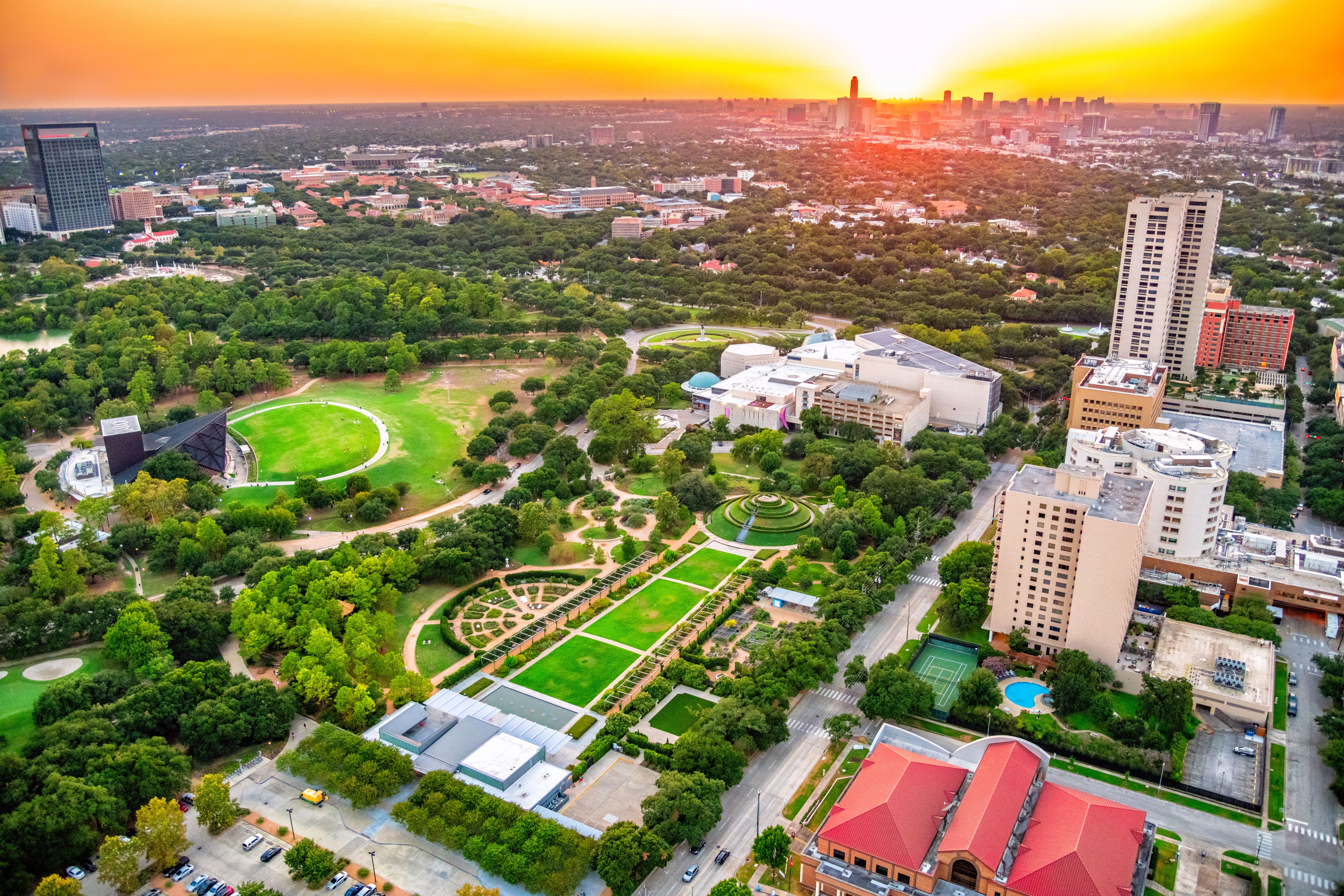 Herman Park Aerial