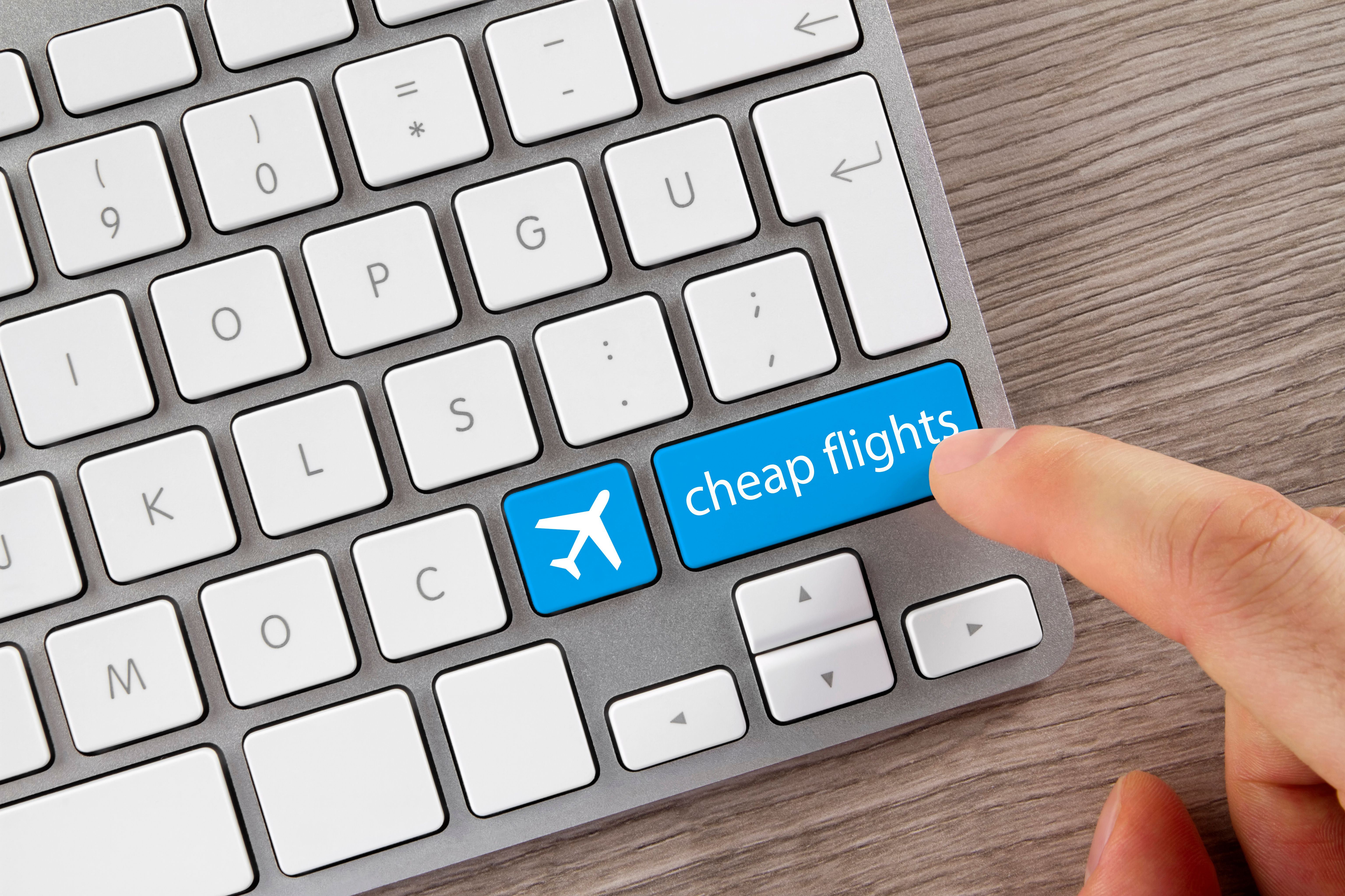 Cheap Flights Button on Computer Keyboard Cheap Flights Button on Computer Keyboard