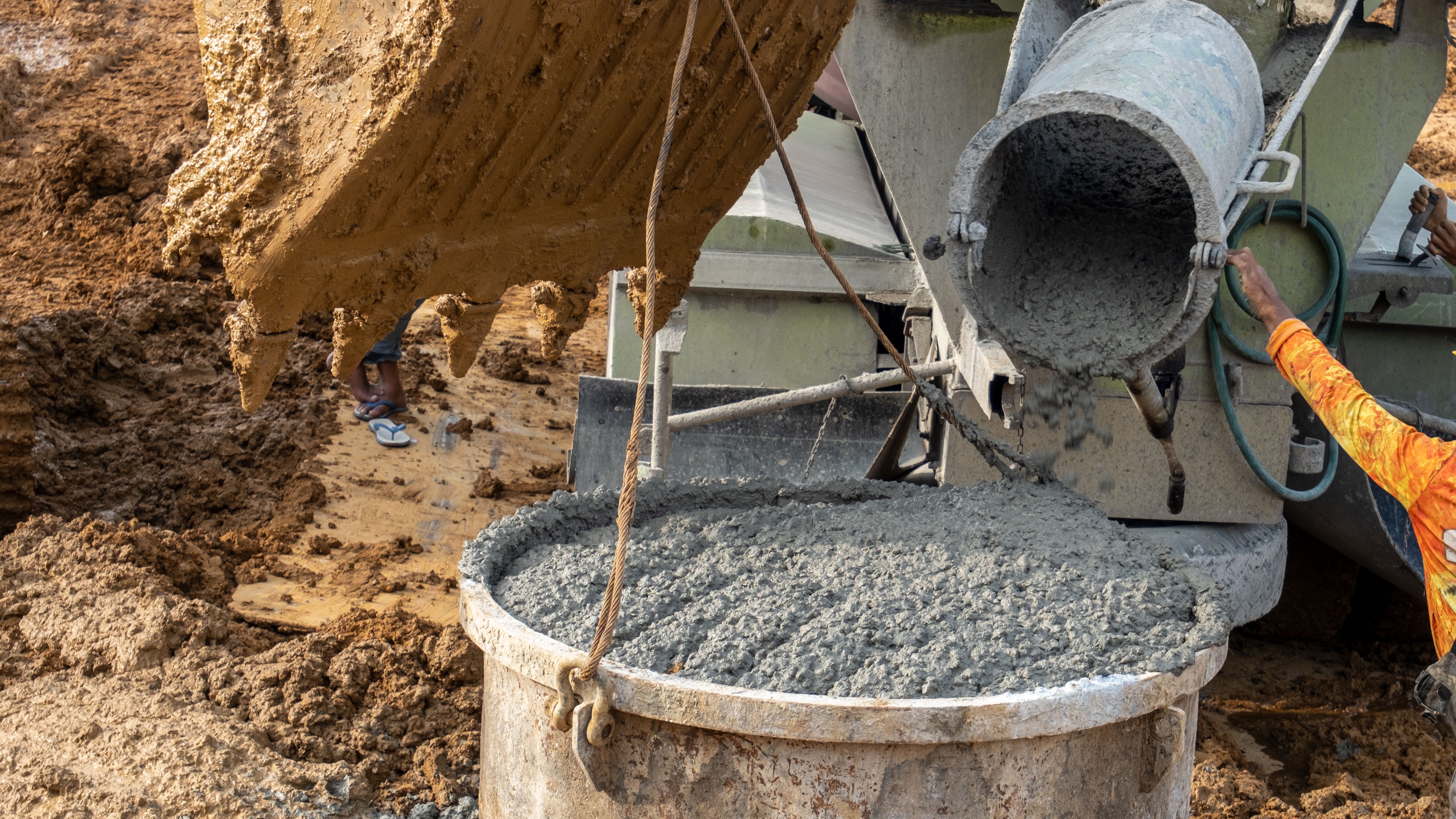 Concrete mixer truck