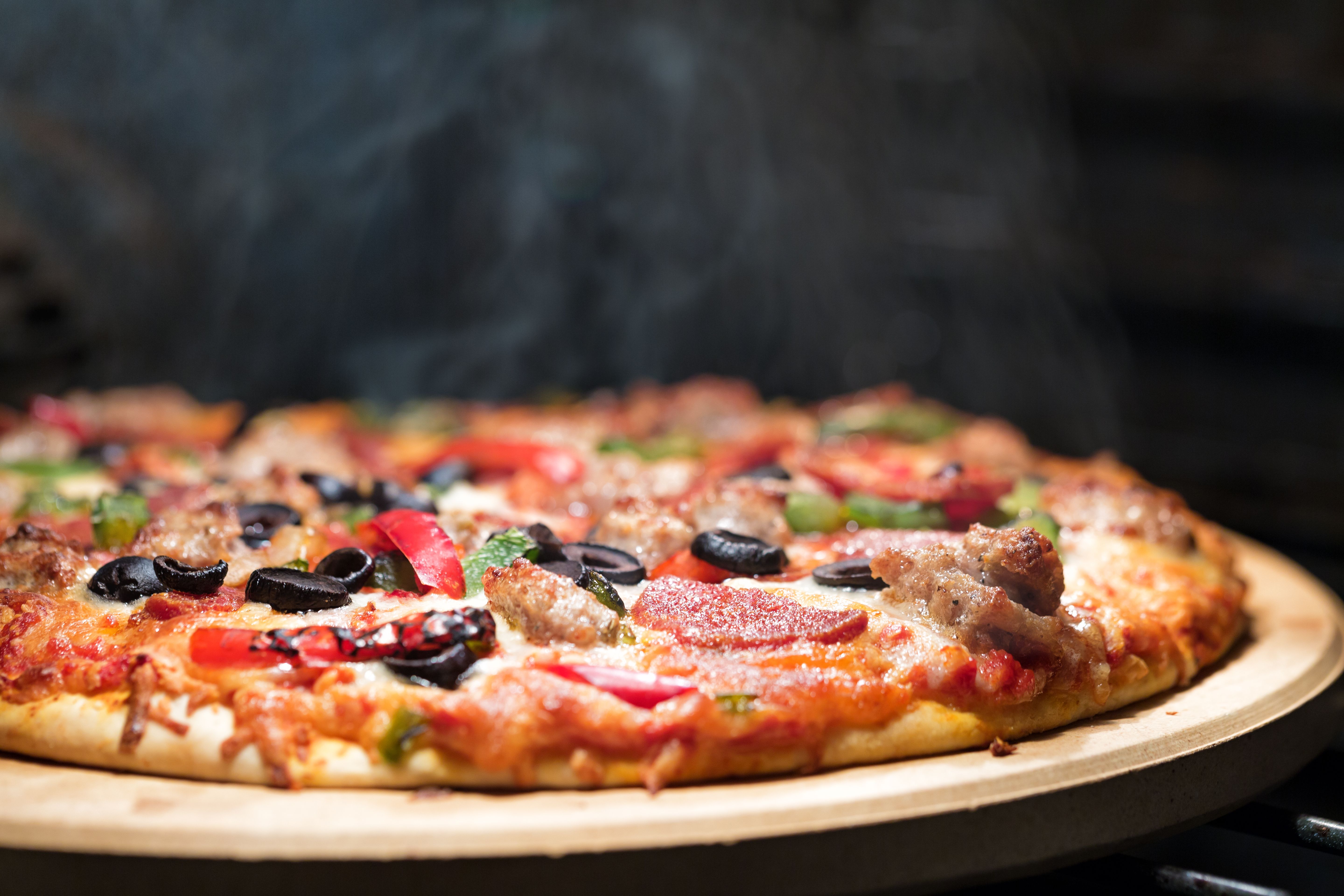 hot pizza
